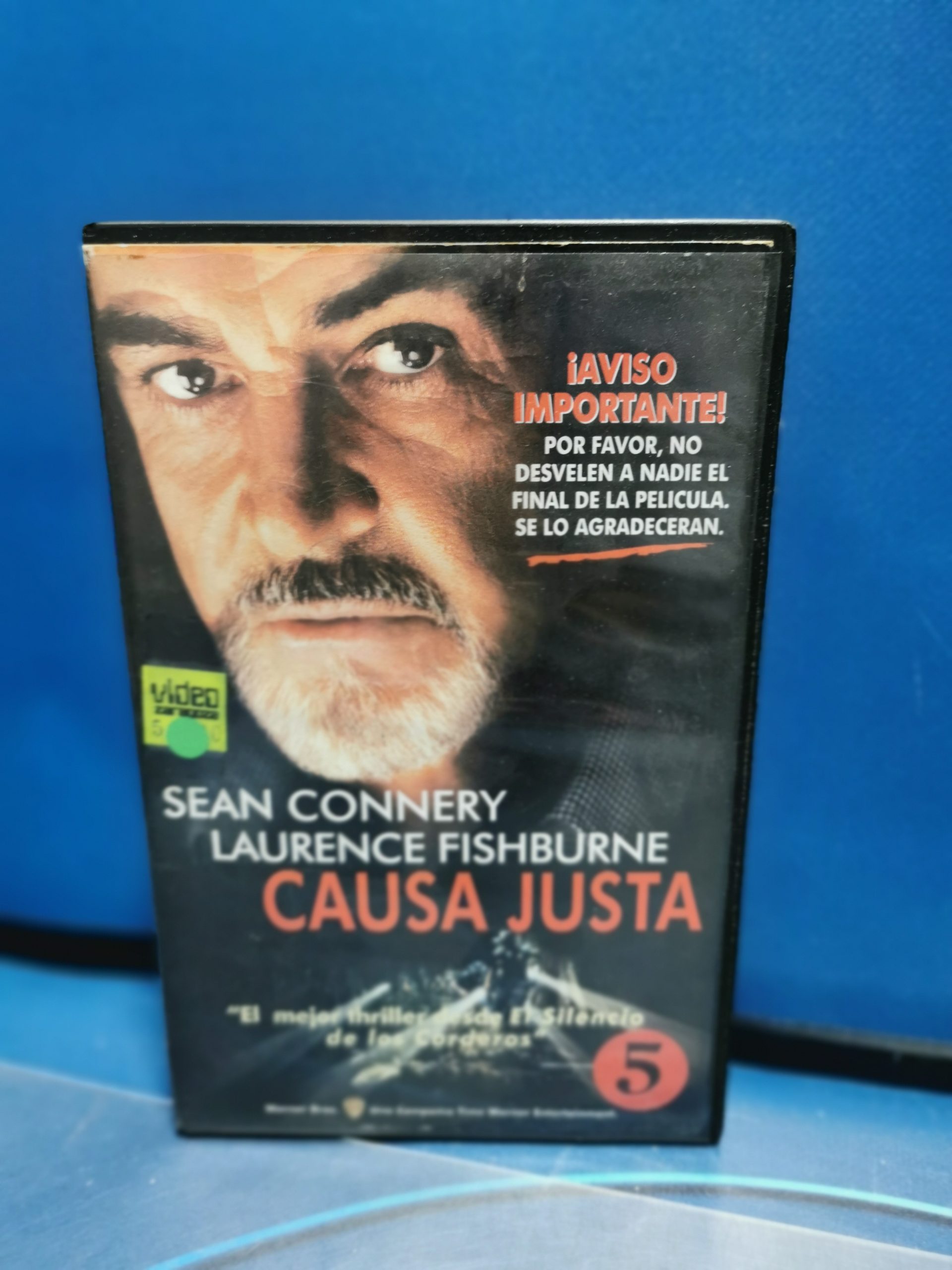 rpt VHS de videoclub, CAUSA JUSTA, Sean Connery, VHS - Imagen 1