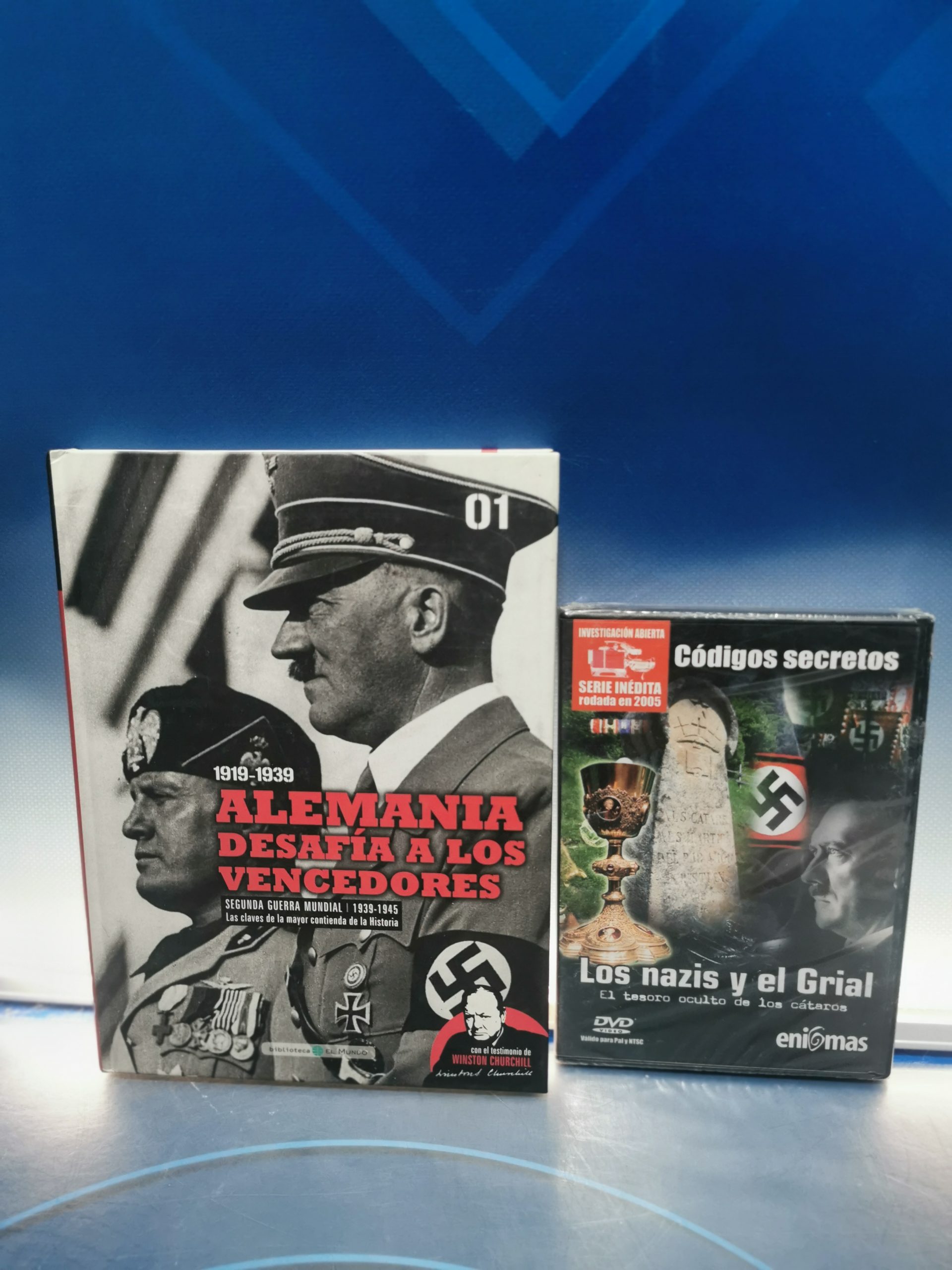 Libro: Alemania desafía a los vencedores + dvd Los nazis y el grial