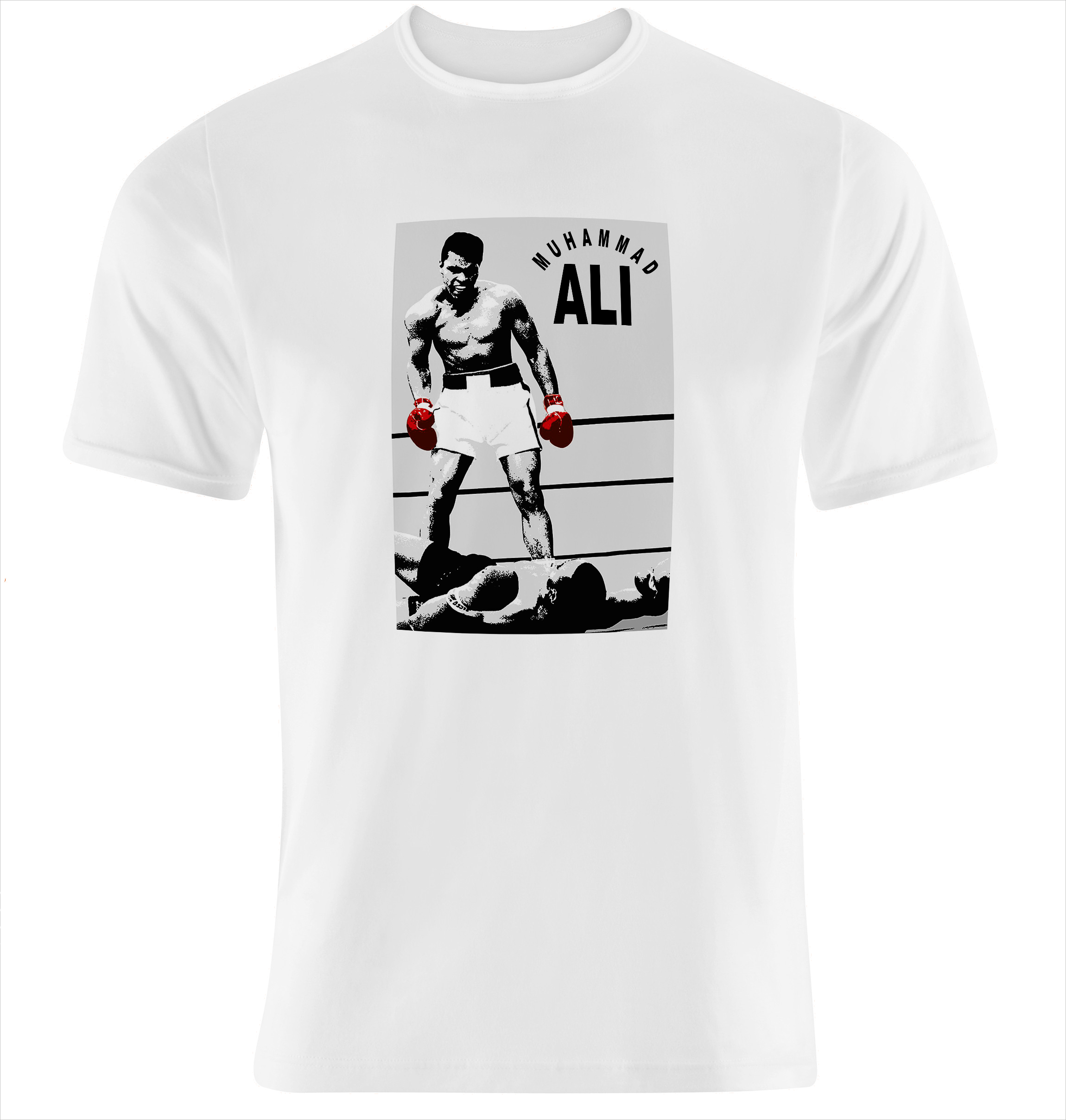 CAMISETA MUHAMMAD ALI-TALLA S M L XL XXL XXXL -elige 1 de los 3 diseños