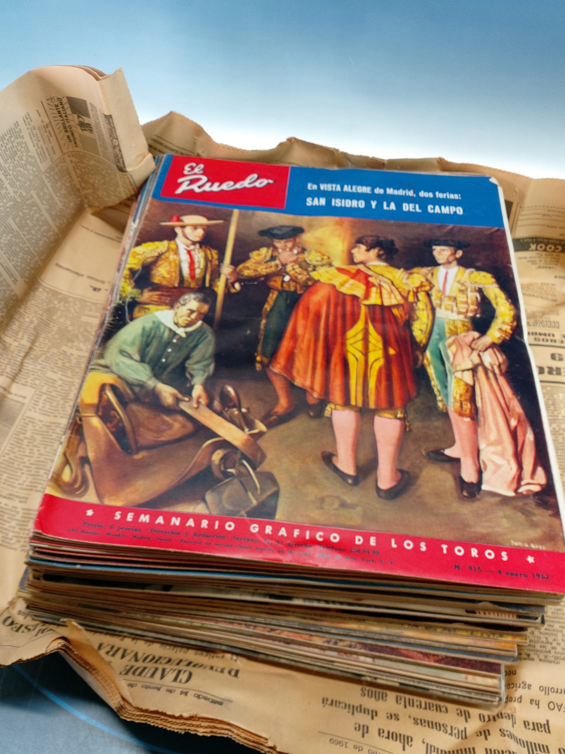 Tauromaquia. Revista El Ruedo 1962.