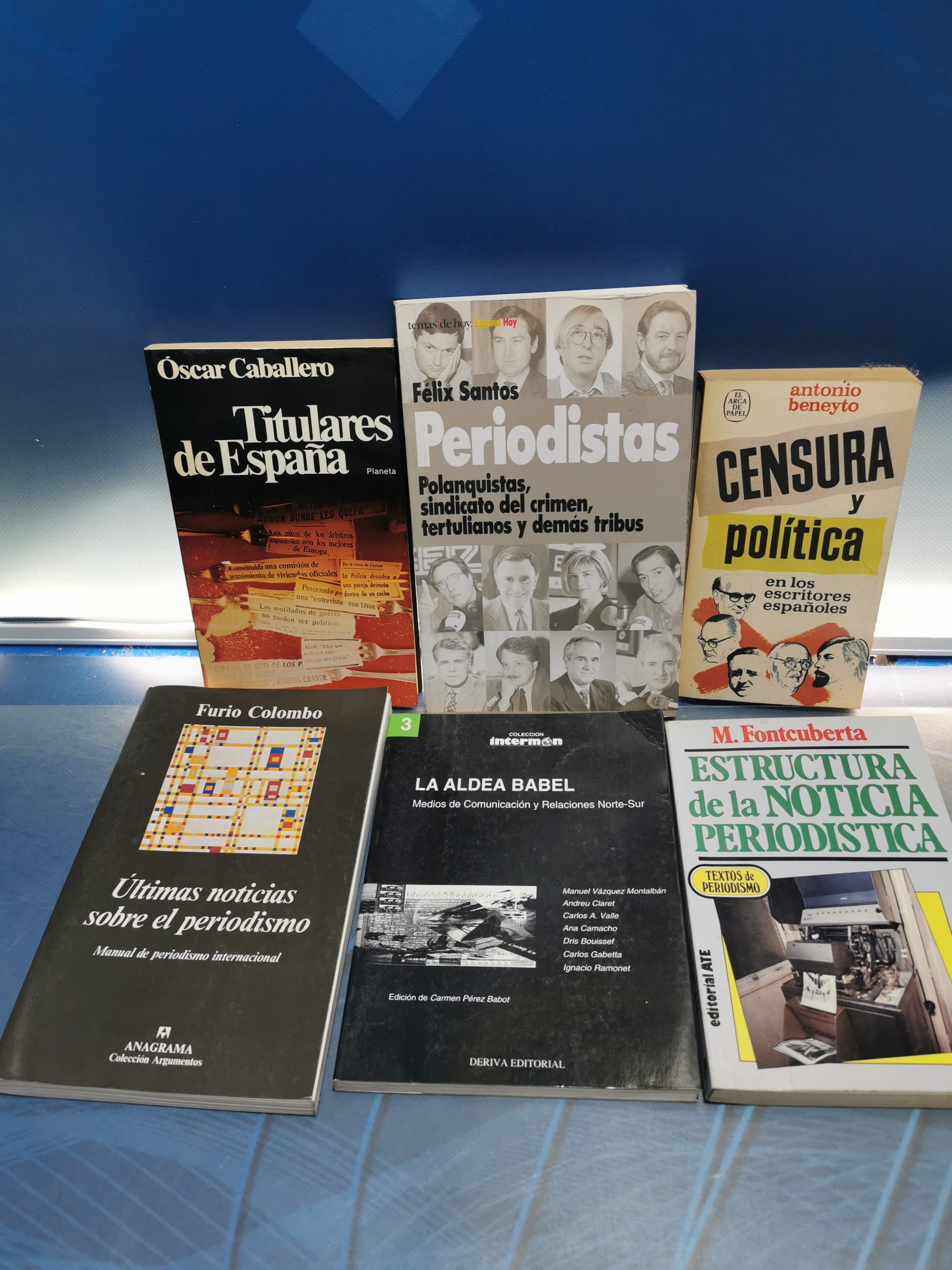 6 LIBROS SOBRE PERIODISMO, PERIODISTAS, CENSURA Y POLÍTICA, ESTRUCTURA DE LA NOTICIA PERIODISTICA...
