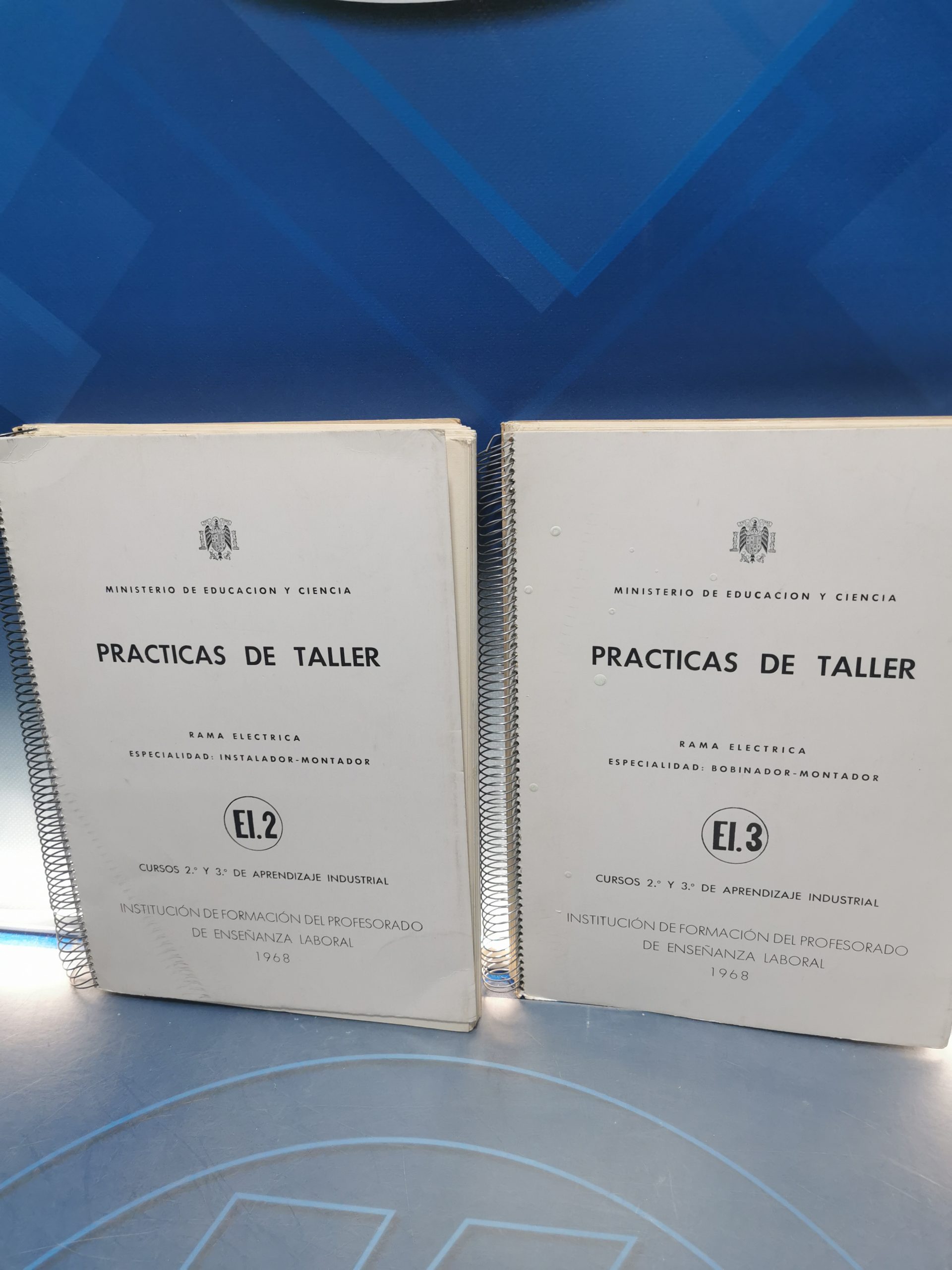 ministerio de educación y ciencia , 1968 , practicas de taller ,dictadura franquista