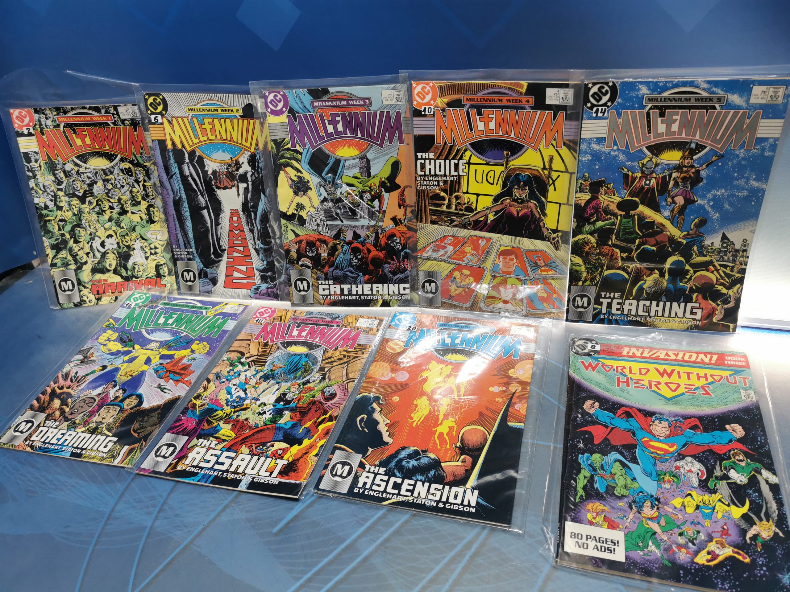 IMG_20230315_204105 dc comics, edición USA, Millennium nº 1, 2, 3, 4, 5, 6, 7 & 8 complete series , 1987 - Imagen 1