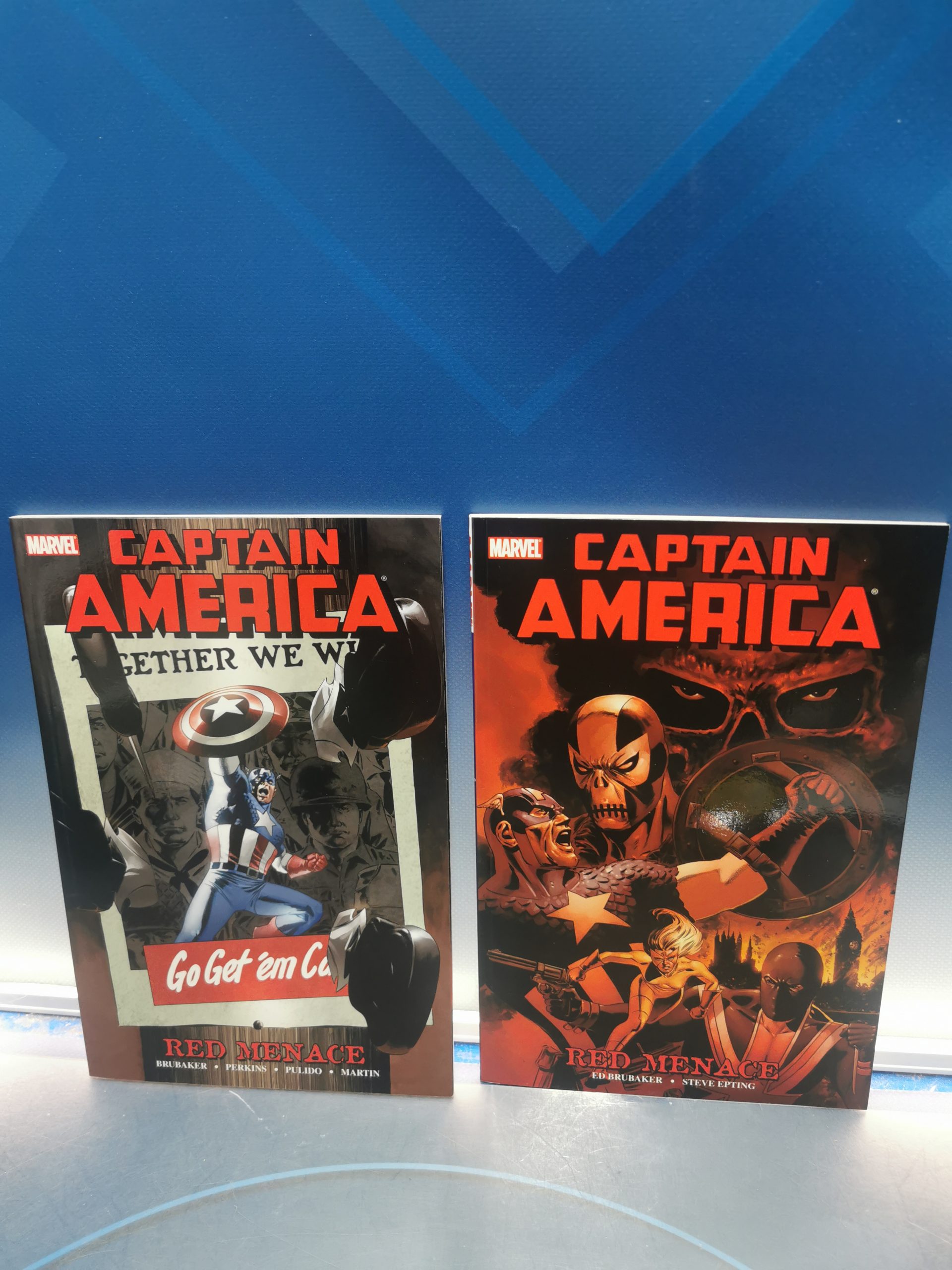 Captain America Red Menace Vol 1 y vol 2 TPB, Brubaker , Epting , comic USA, Marvel