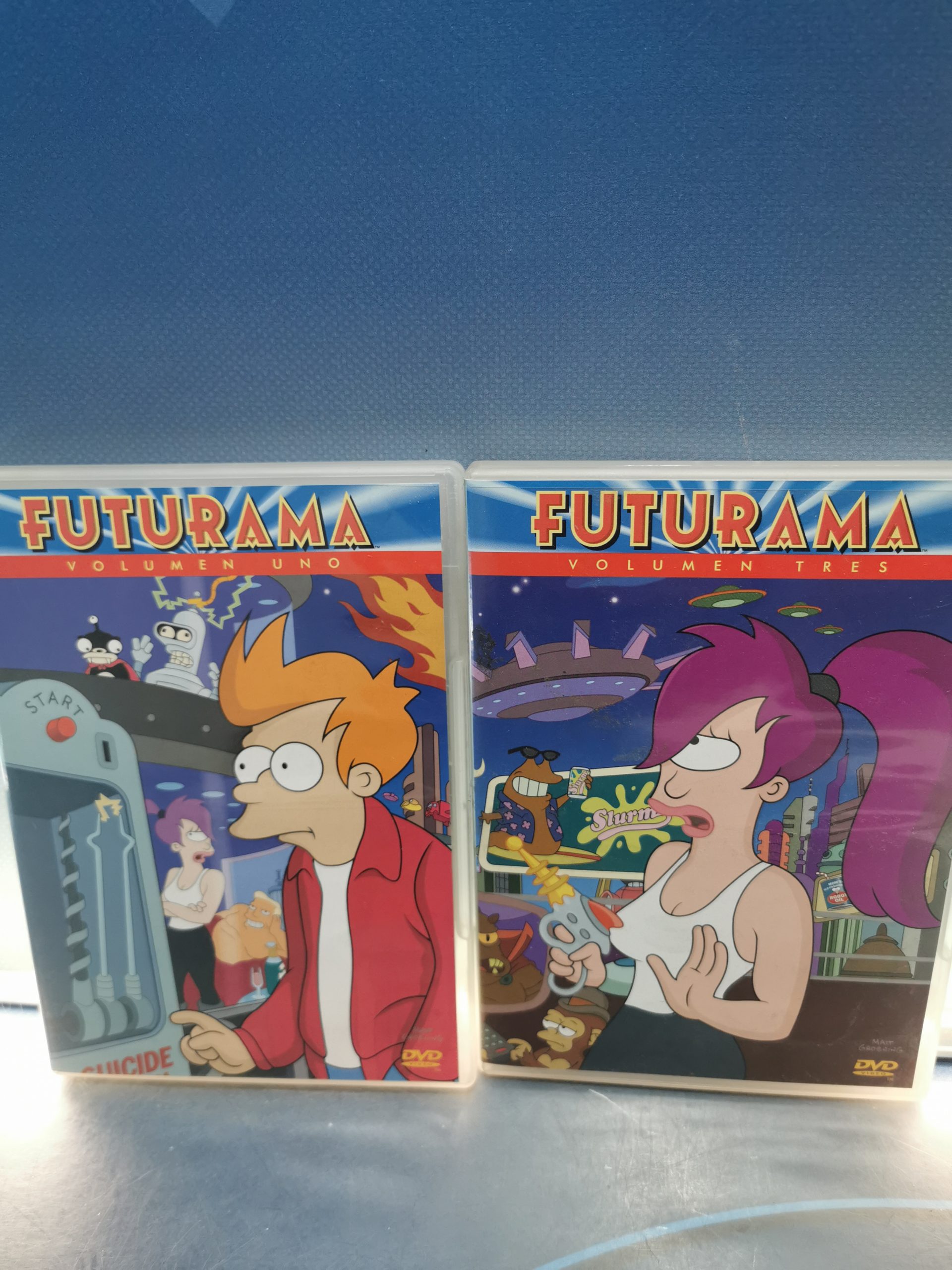 DVD 1 y 3 FUTURAMA, 2 dvds