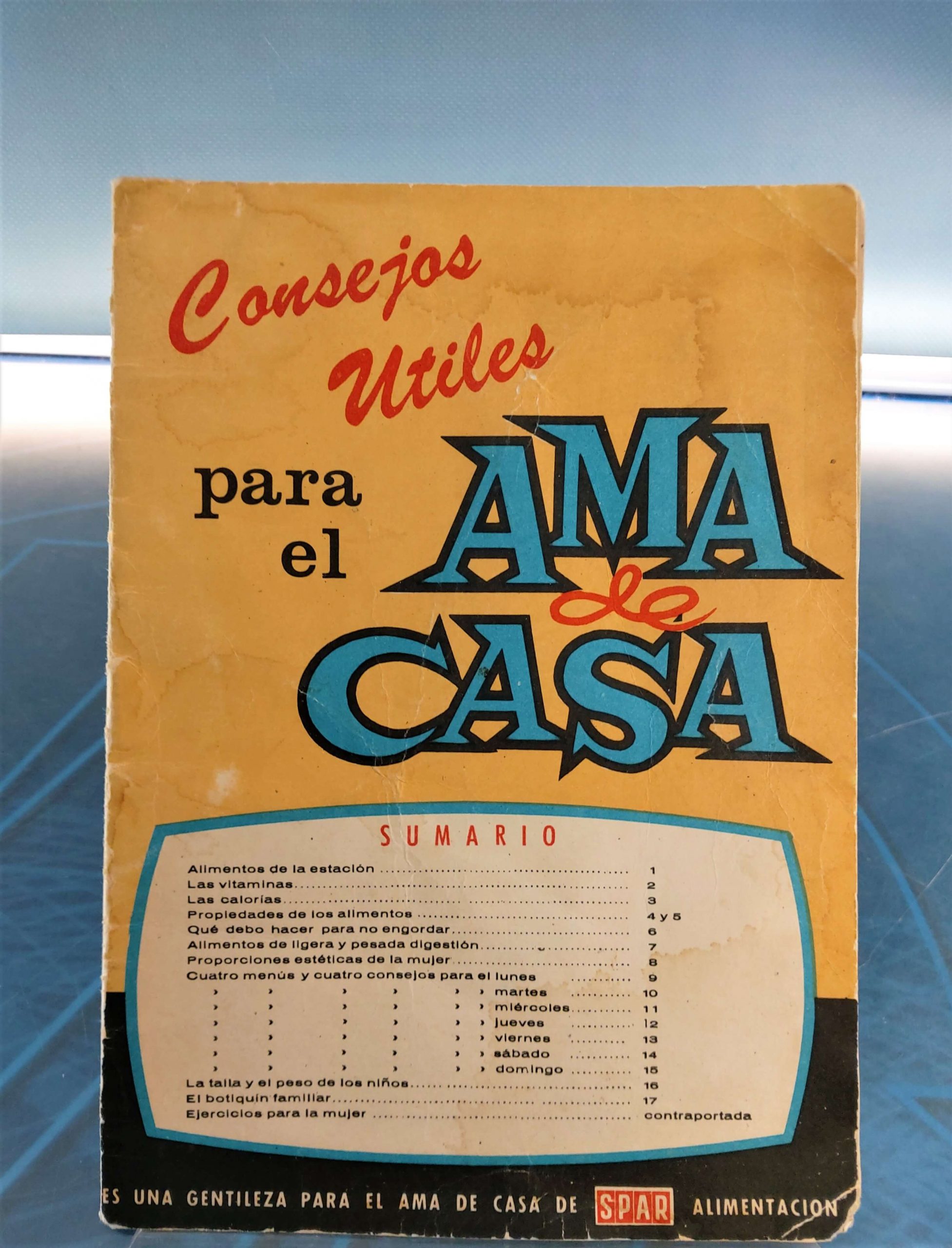 20230522_135024 Consejos útiles para el ama de casa. Publicidad de Spar. 1964. - Imagen 1
