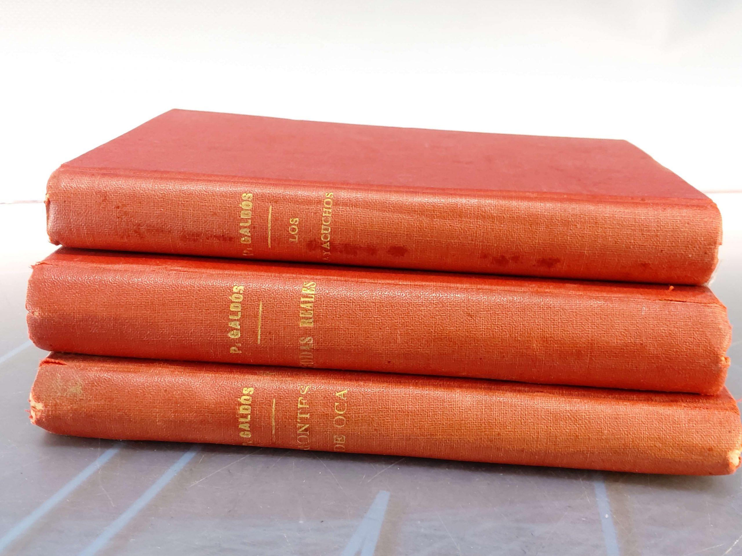 3 Libros ppios s.XX. Benito Pérez Galdós _ Episodios Nacionales.