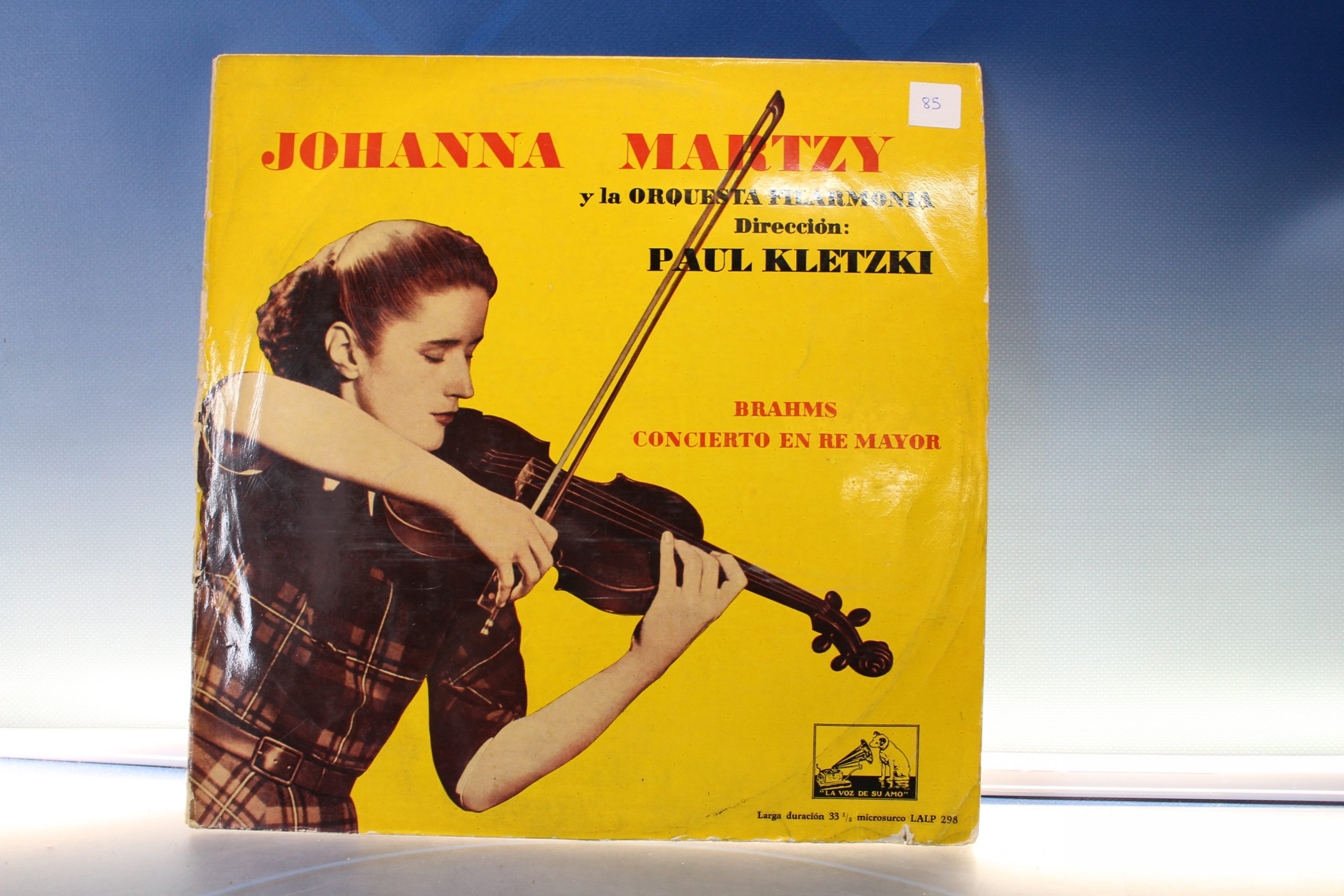 Lp Johanna Marty. Paul Kletzki. Brahms