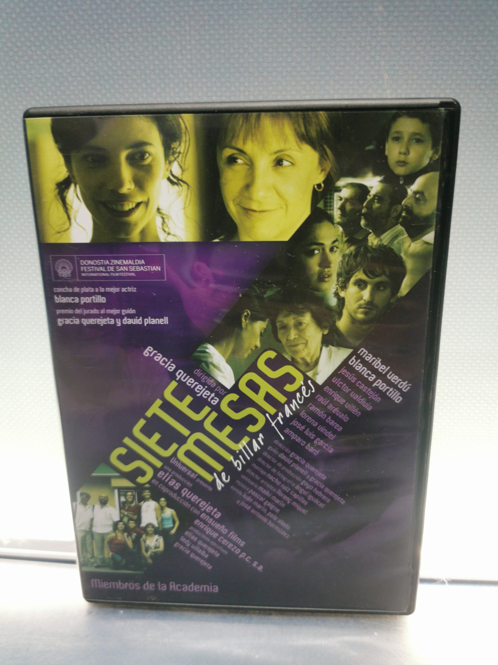 DVD, SIETE MESAS DE BILLAR FRANCÉS