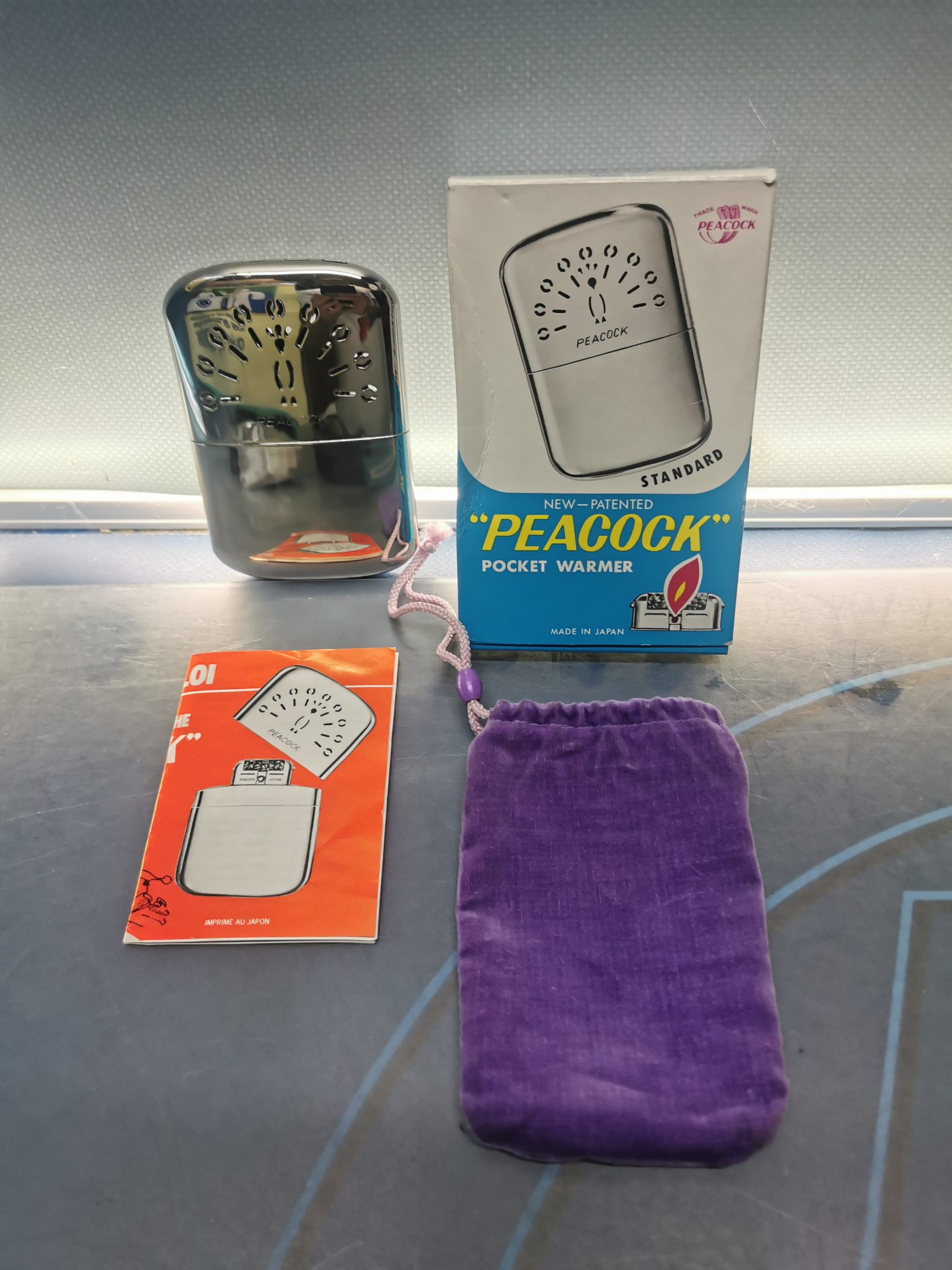 IMG_20230926_160040 En perfecto estado, Peacock pocket warmer, made in Japan, encendedor/calentador - Imagen 1