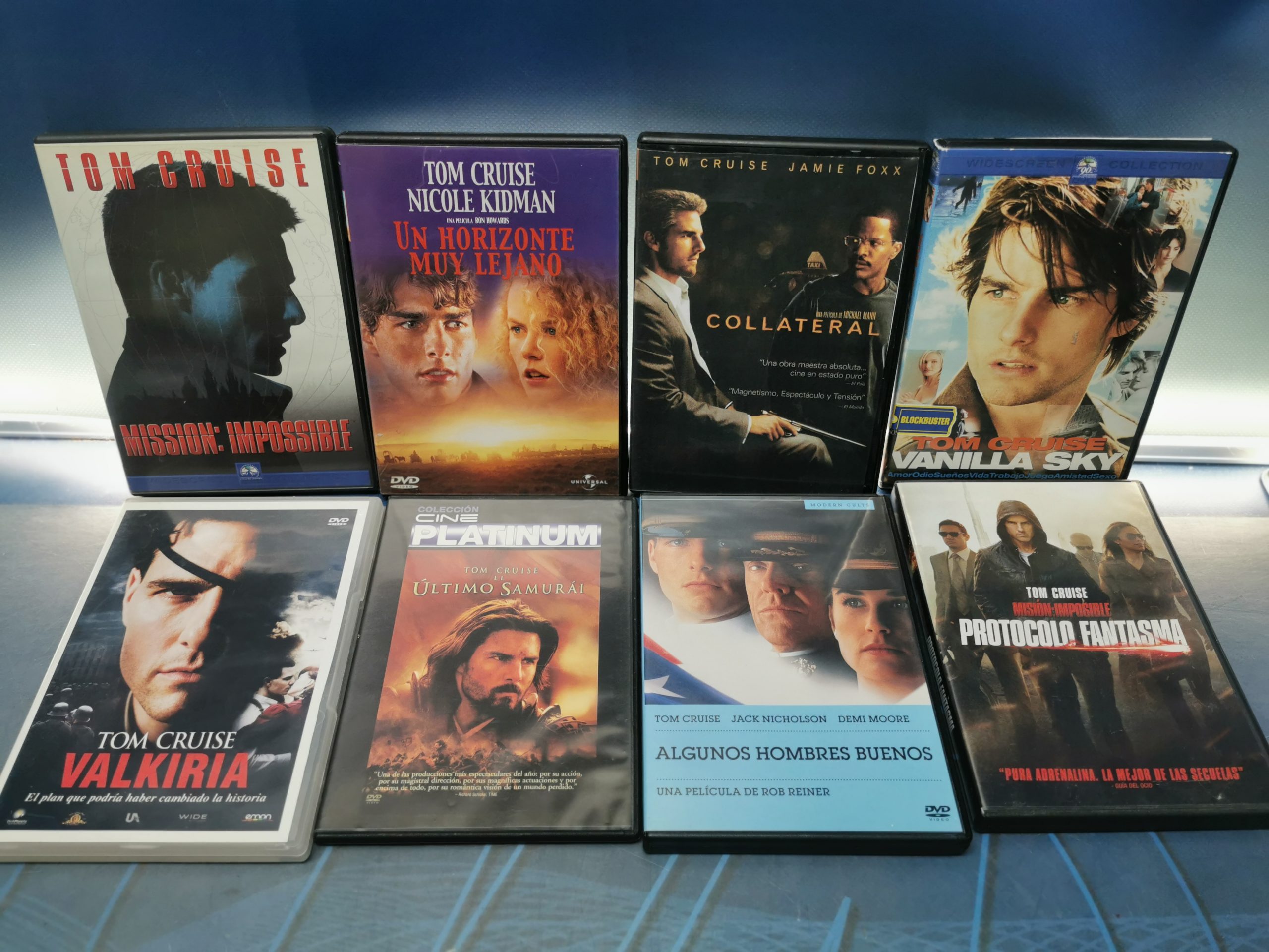 Lote 8 DVDS, especial Tom Crusie