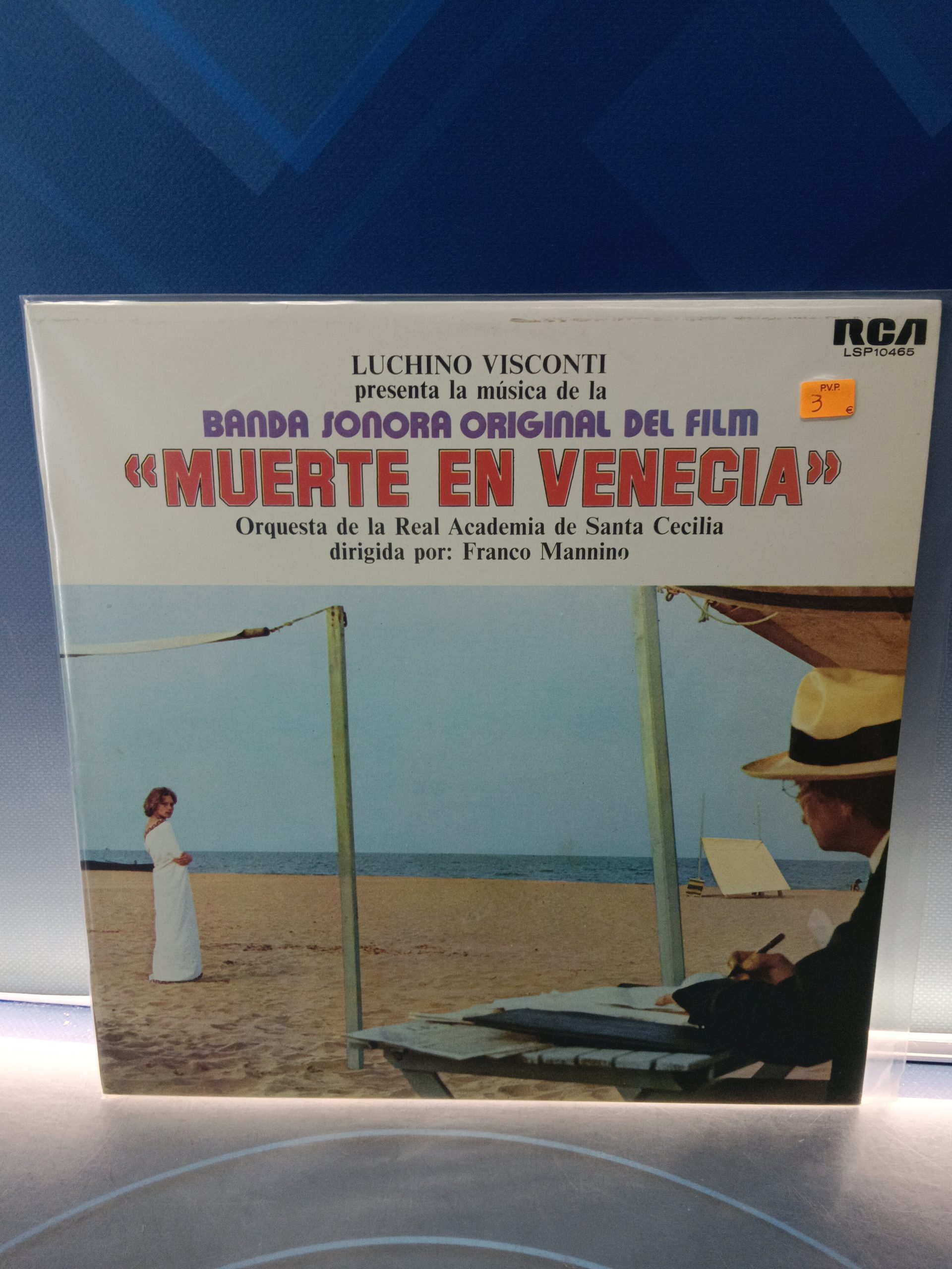 Disco, Lp, Orquesta De La Real Academia De Santa Cecilia, Franco Mannino – Muerte En Venecia (Banda Sonora Original Del Film)