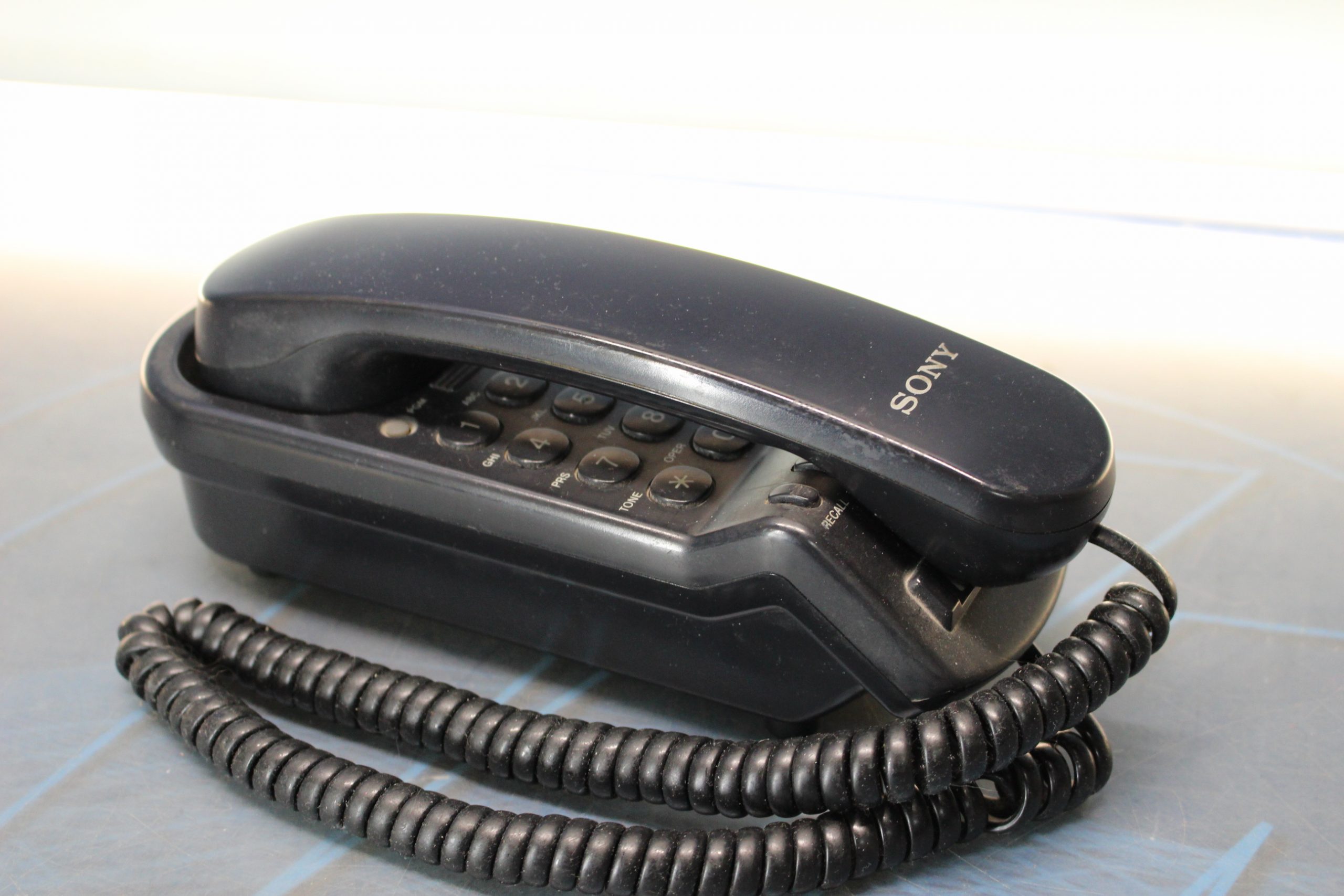 Télefono fijo Sony IT-B5. Negro. Funciona.