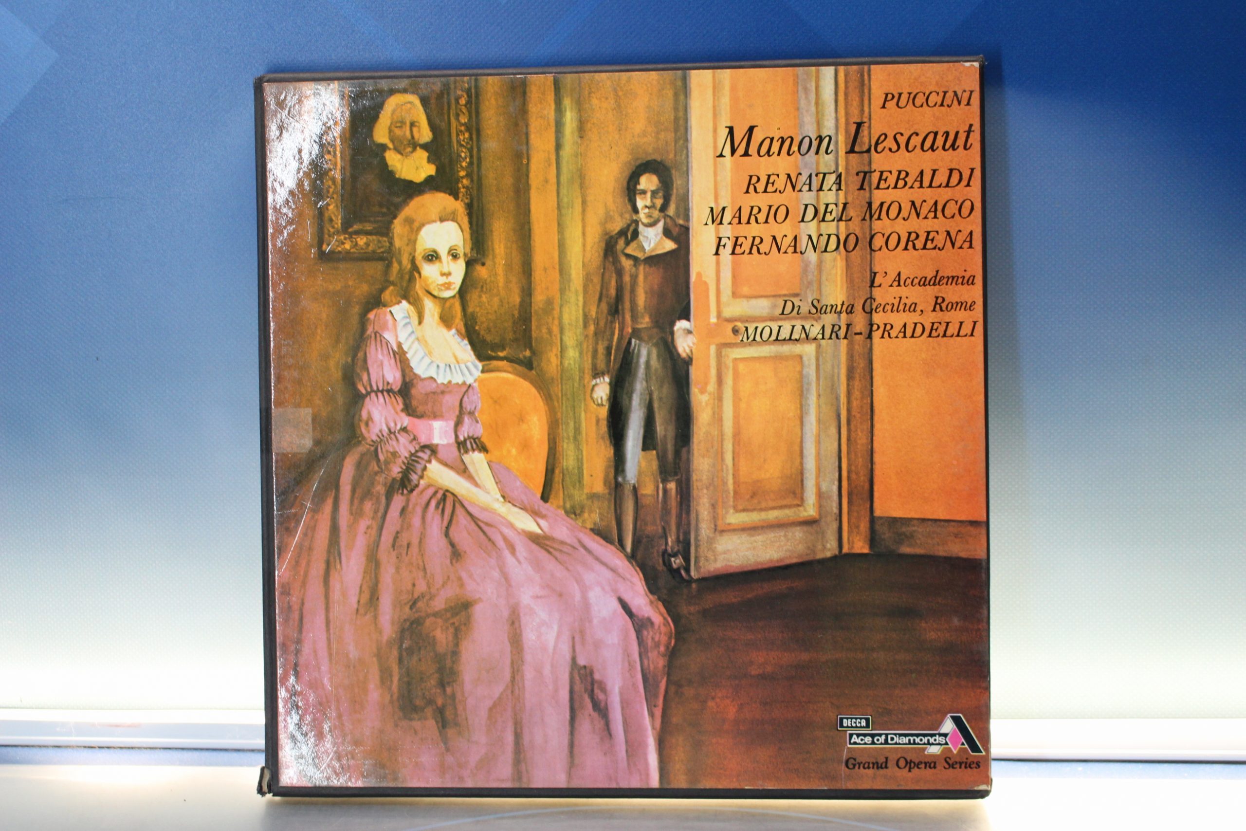 IMG_9144 Caja 2 vinilos: Manon Lescaut _ Puccini. Decca, 1954. Caja VG+, discos NM. - Imagen 1