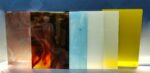 Vidrio Fusión. Láminas, placas de vidrio