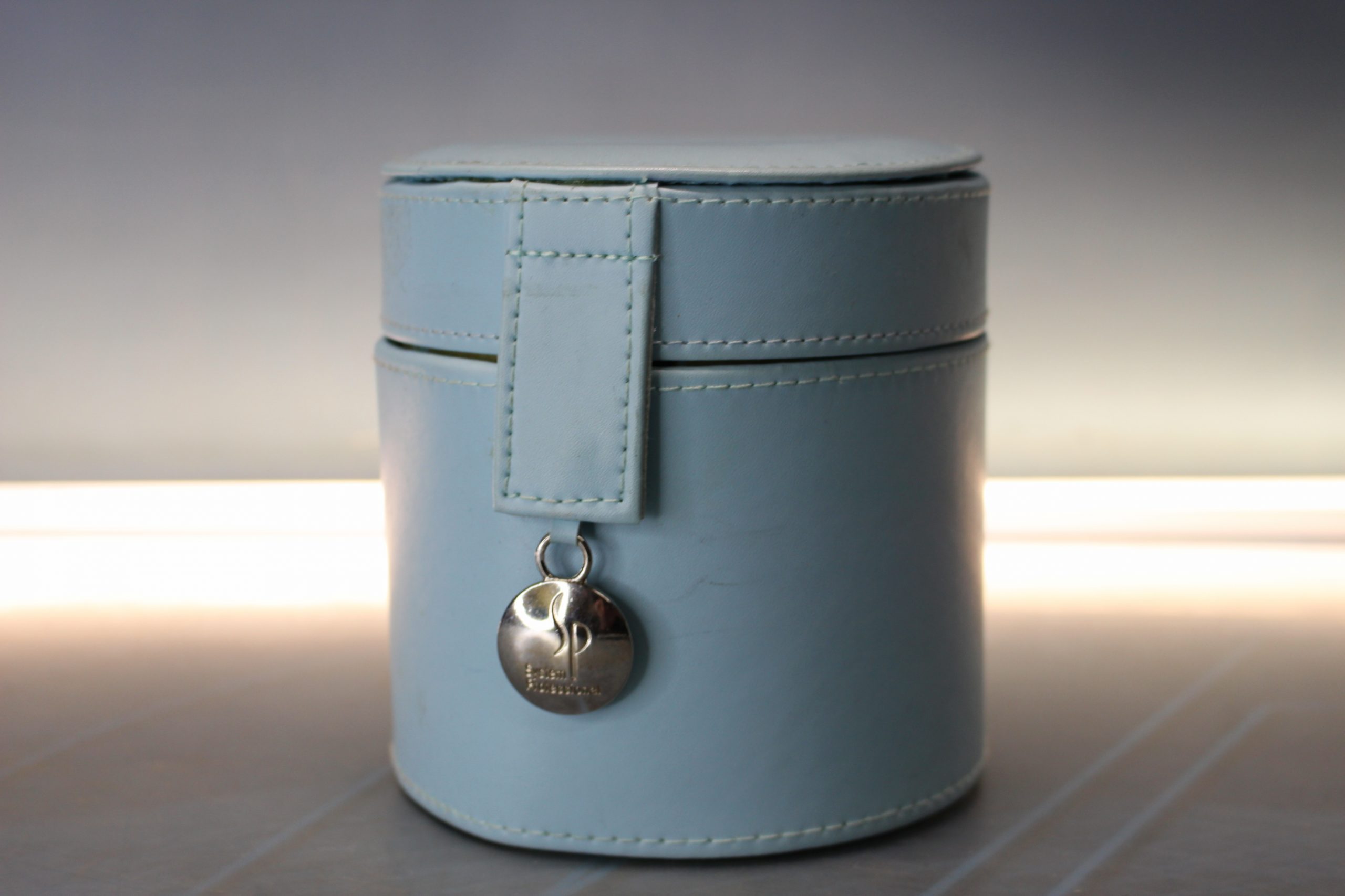 IMG_0368 Joyero azul con espejo. - Imagen 1