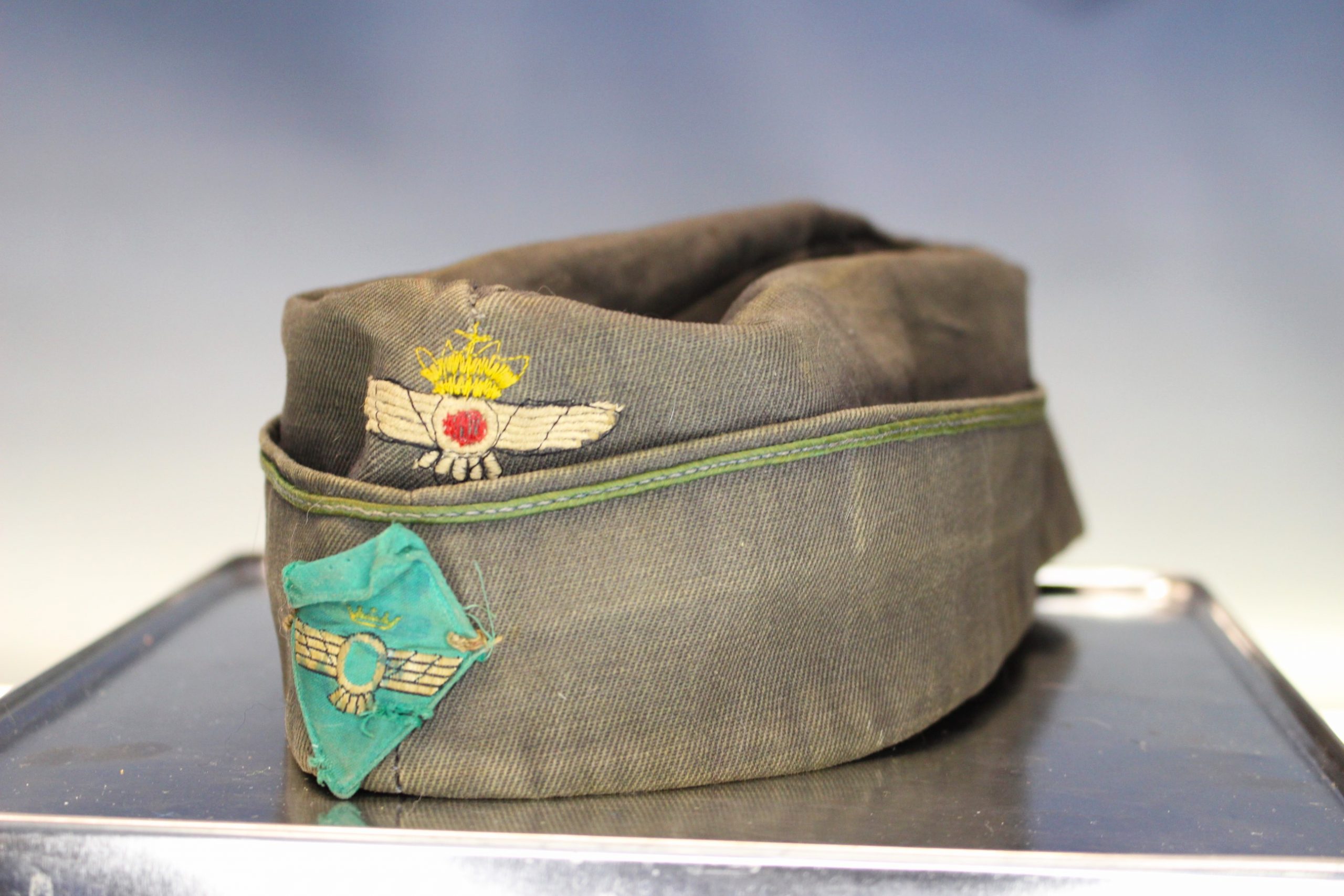 IMG_0686 Gorra Ejército del Aire. Tropas de Tierra de Aviación. 1940. Rombo EA-3. - Imagen 1