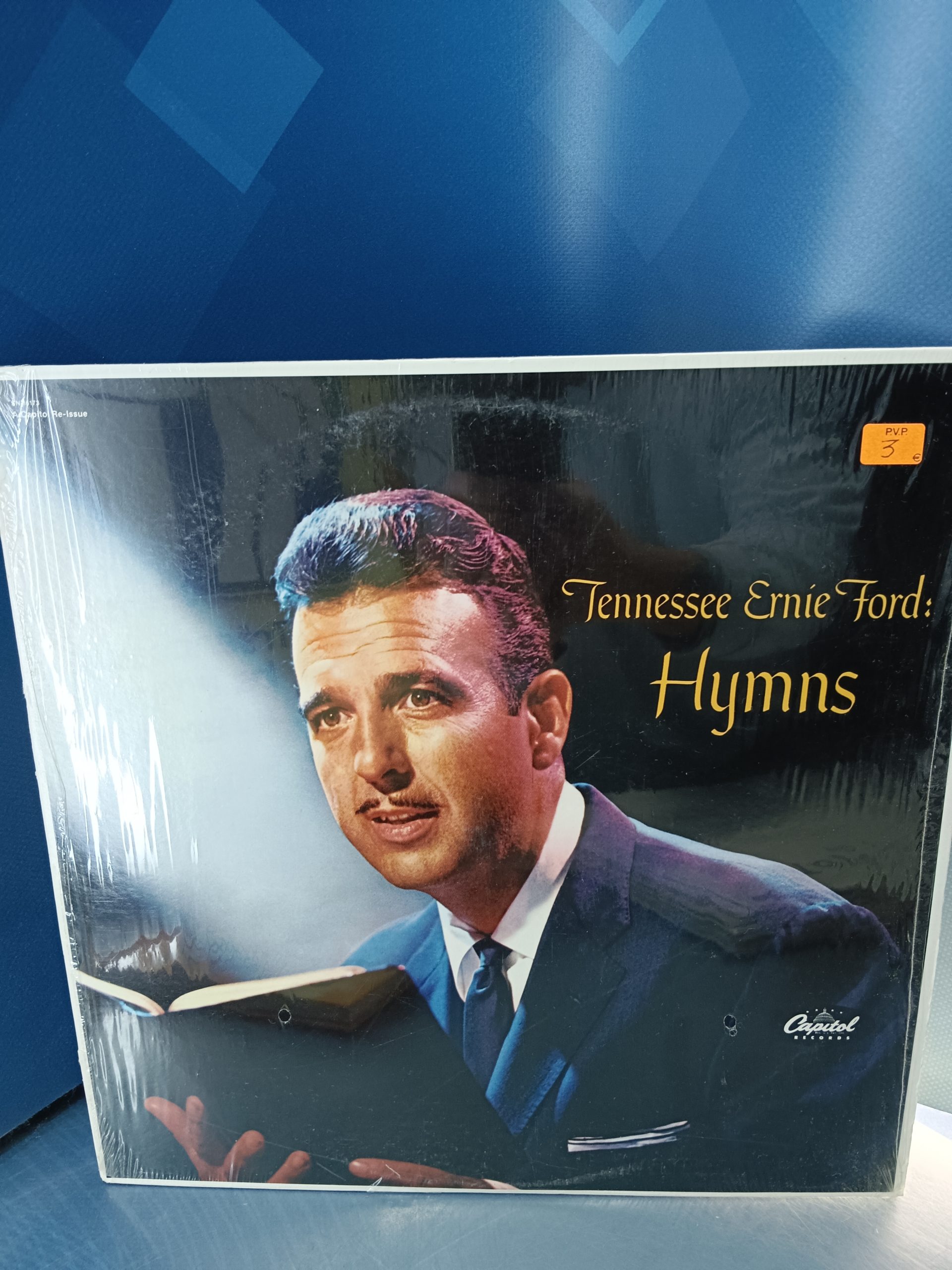 Disco, LP, vinilo, Tennessee Ernie Ford – Hymns, reedicion,  buen estado