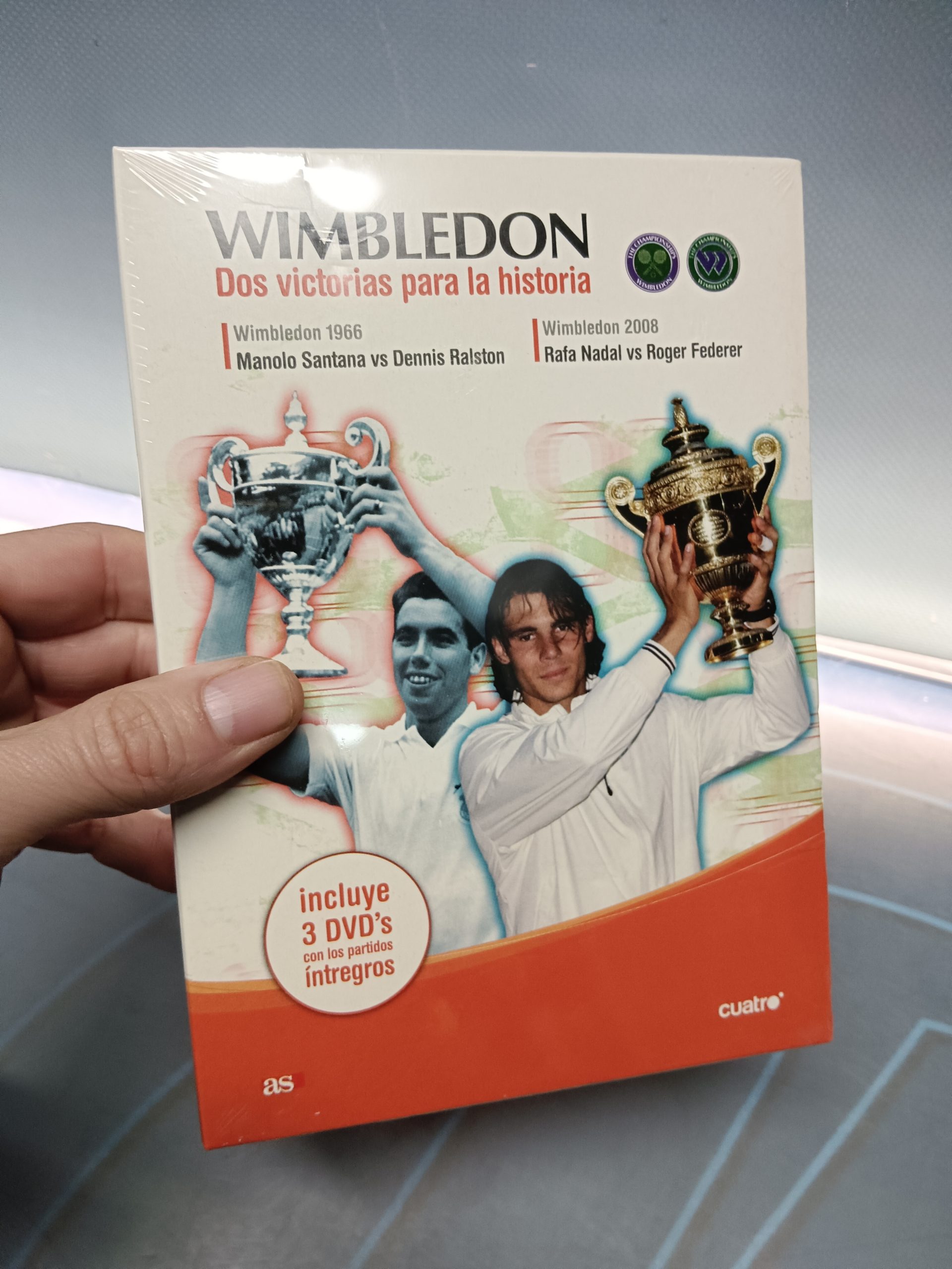 DVD, WIMBLEDON DVD DOS VICTORIAS PARA LA HISTORIA, 3 DVD's - PRECINTADO