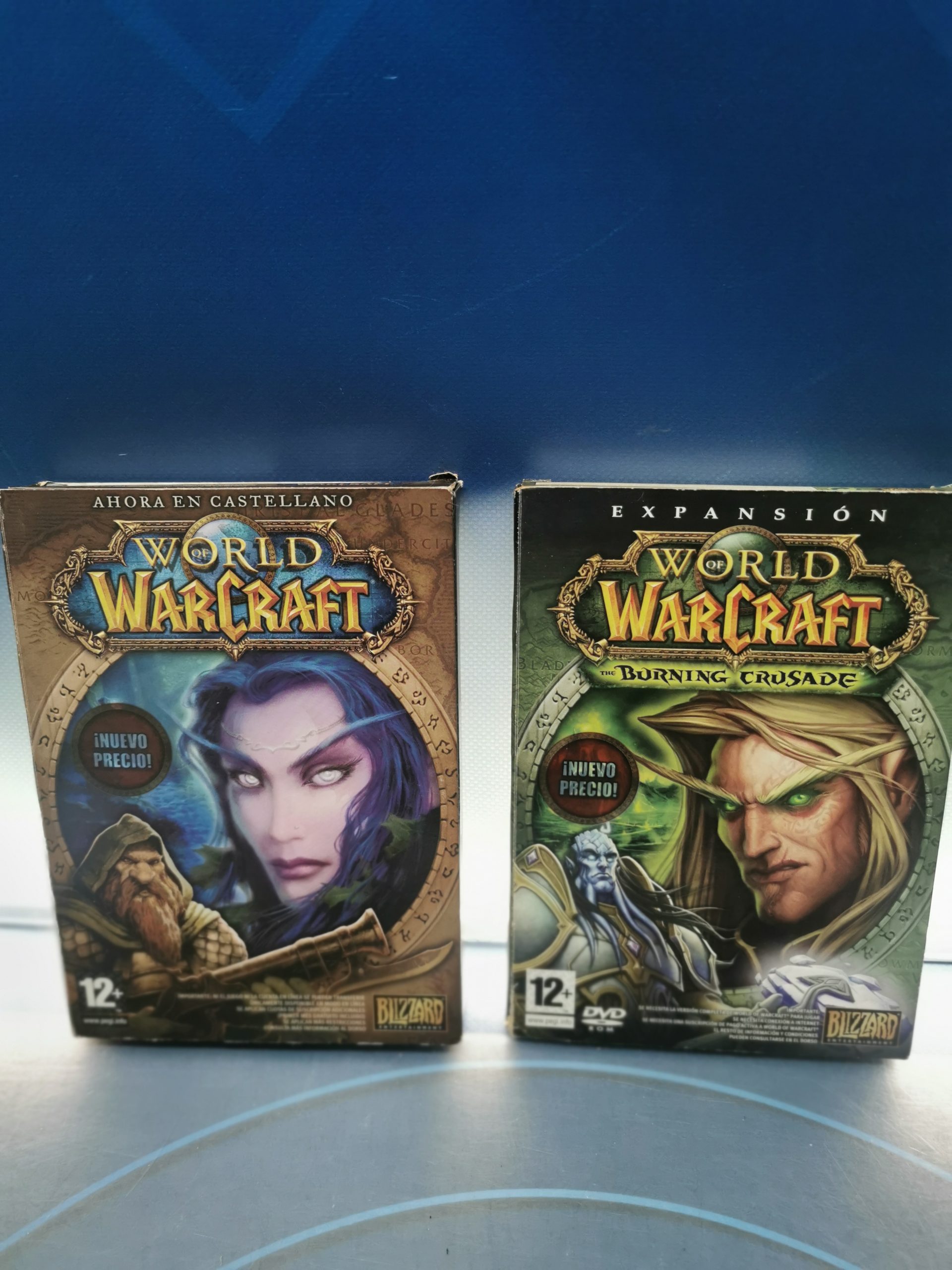 PC , 2 videojuegos-World Of Warcraft Classic Starter Kit + expansión World of Warcraft: The Burning Crusade