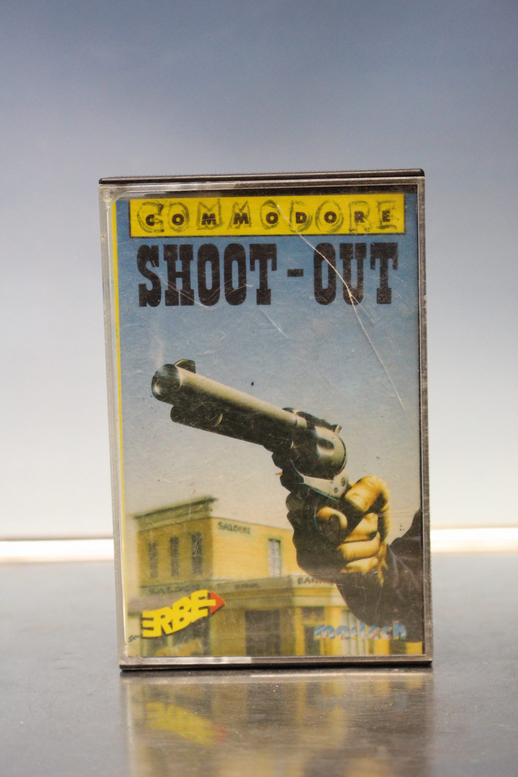 IMG_3234 Commodore. Juego Shoot - Out. Erbe, 1988. Cinta, cassette. - Imagen 1