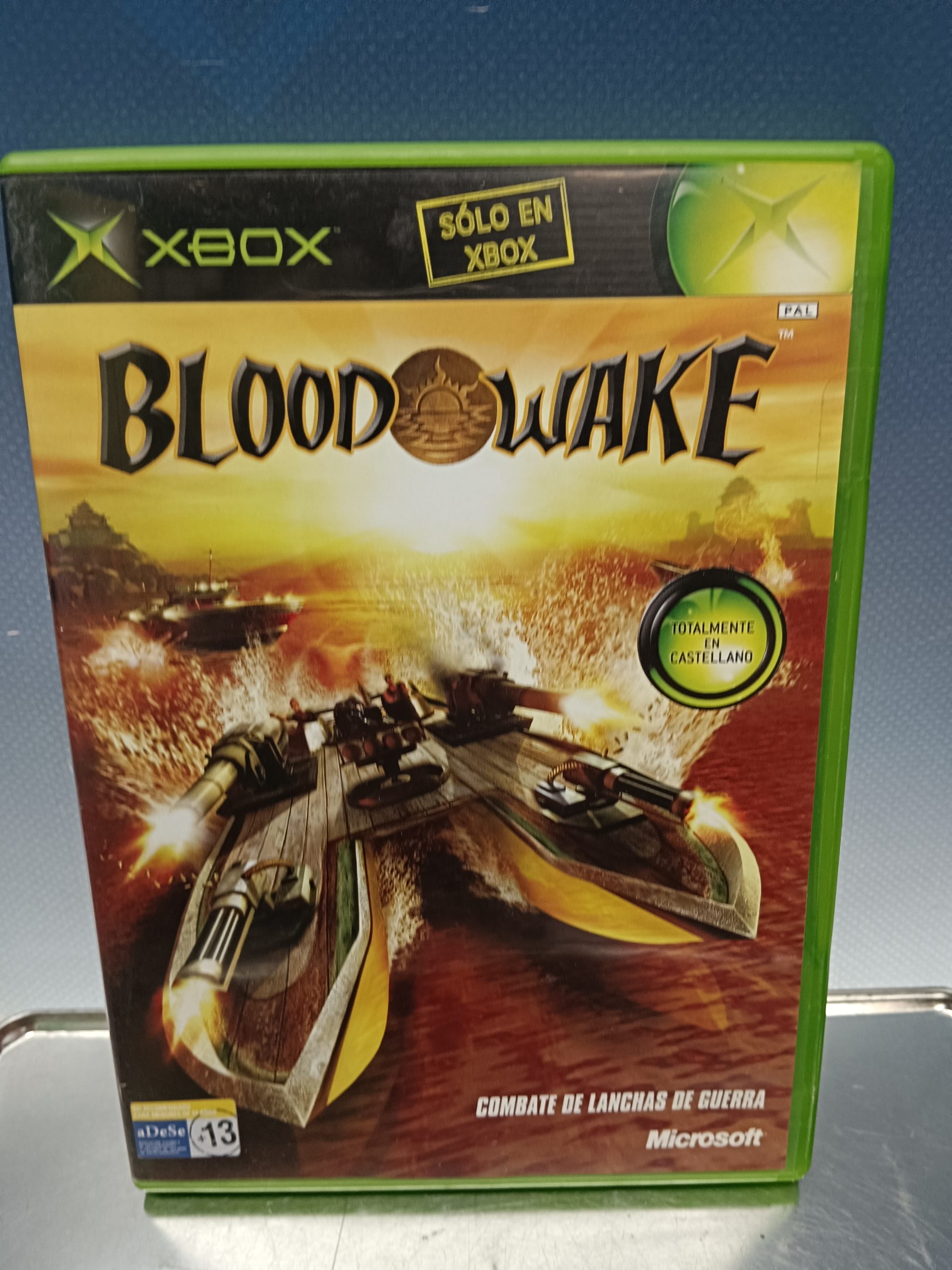 IMG_20240319_115719 Videojuego x box Blood Wake (Microsoft Xbox, 2002) - Imagen 1