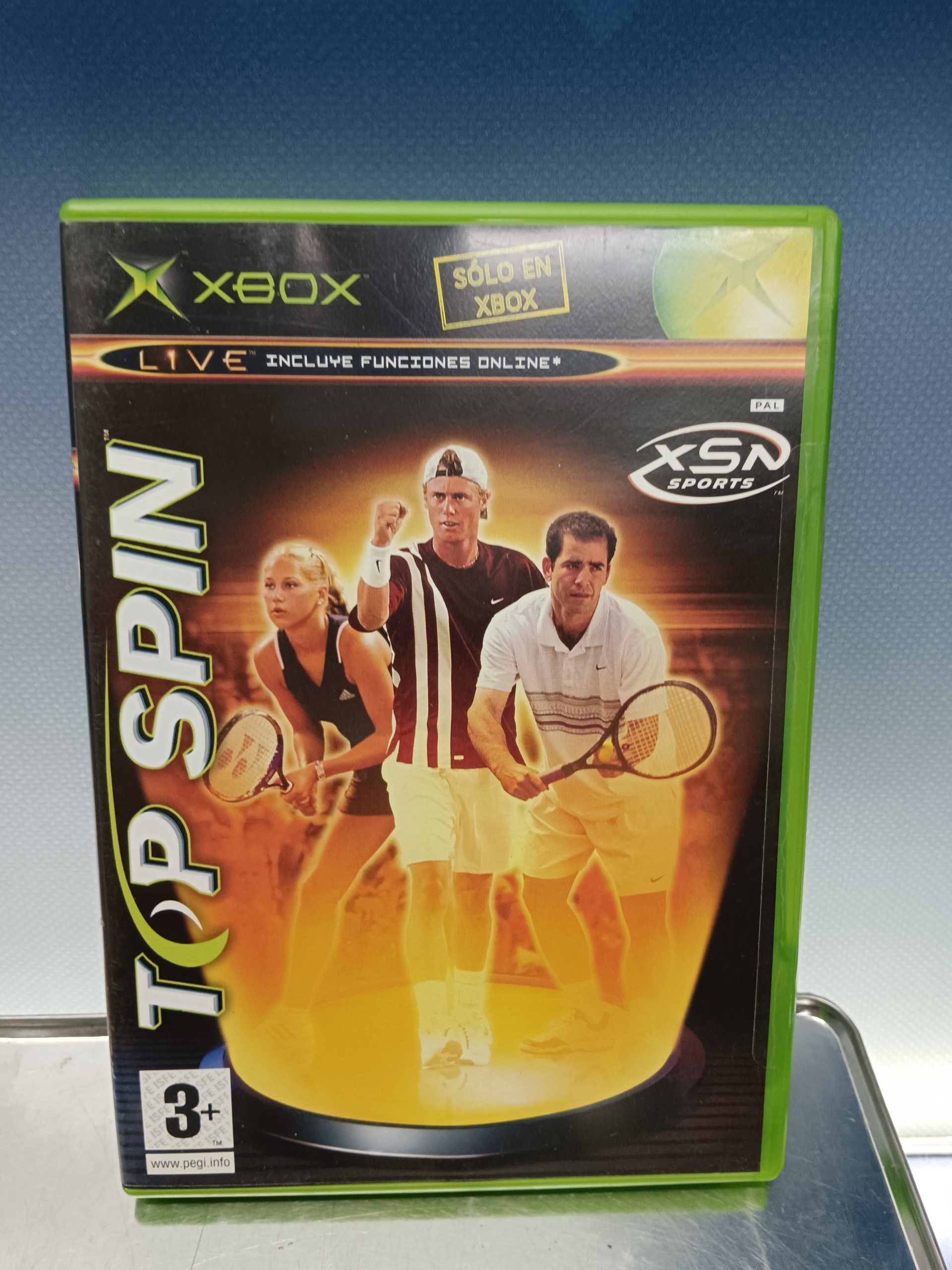 IMG_20240319_122112 Videojuego Xbox Top Spin (Microsoft Xbox, 2003) - Imagen 1