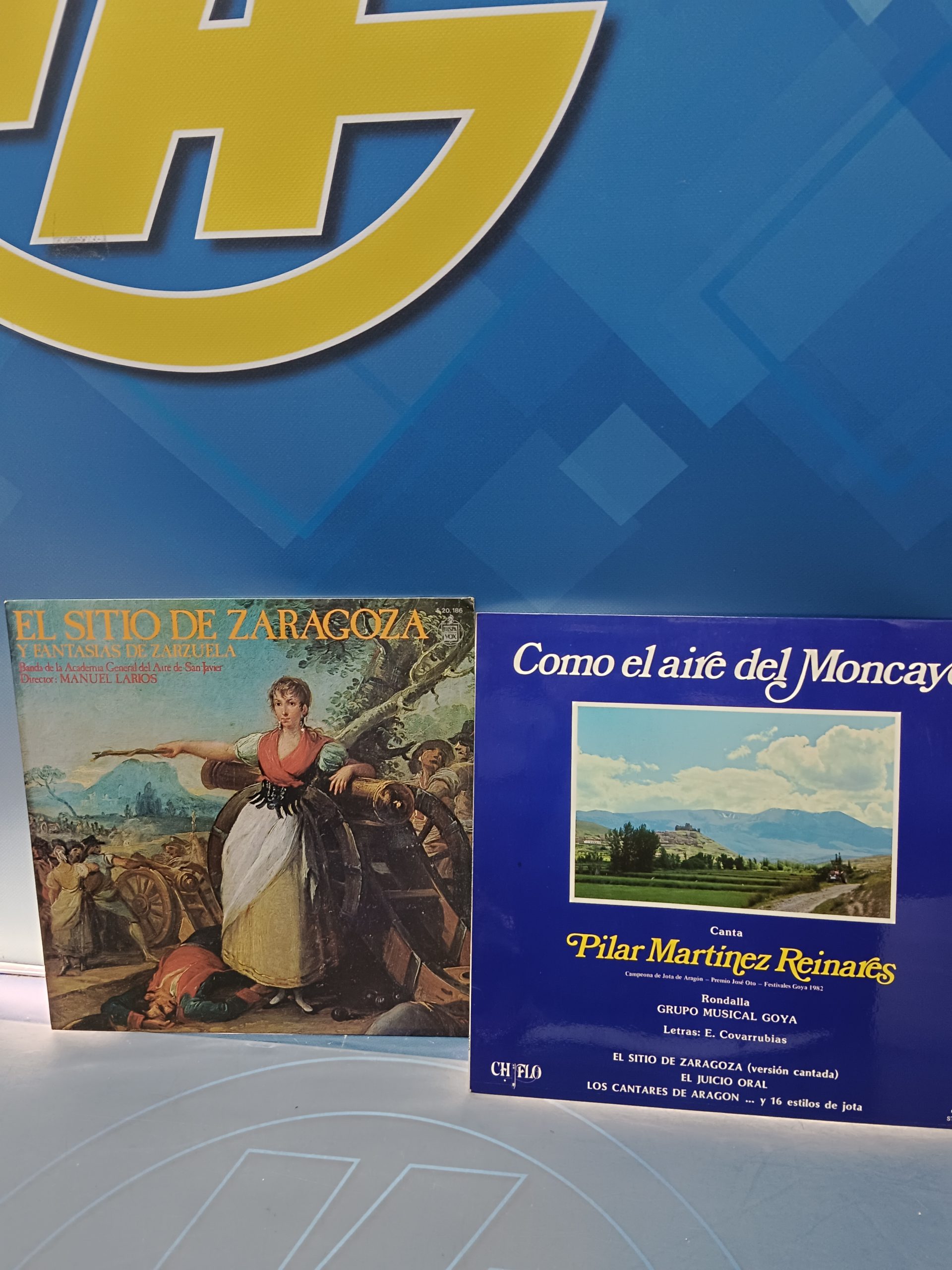 IMG_20240326_165225 Lote 2 vinilos LPs, El sitio de Zaragoza y fantasías de zarzuela + como aire del moncayo - Imagen 1