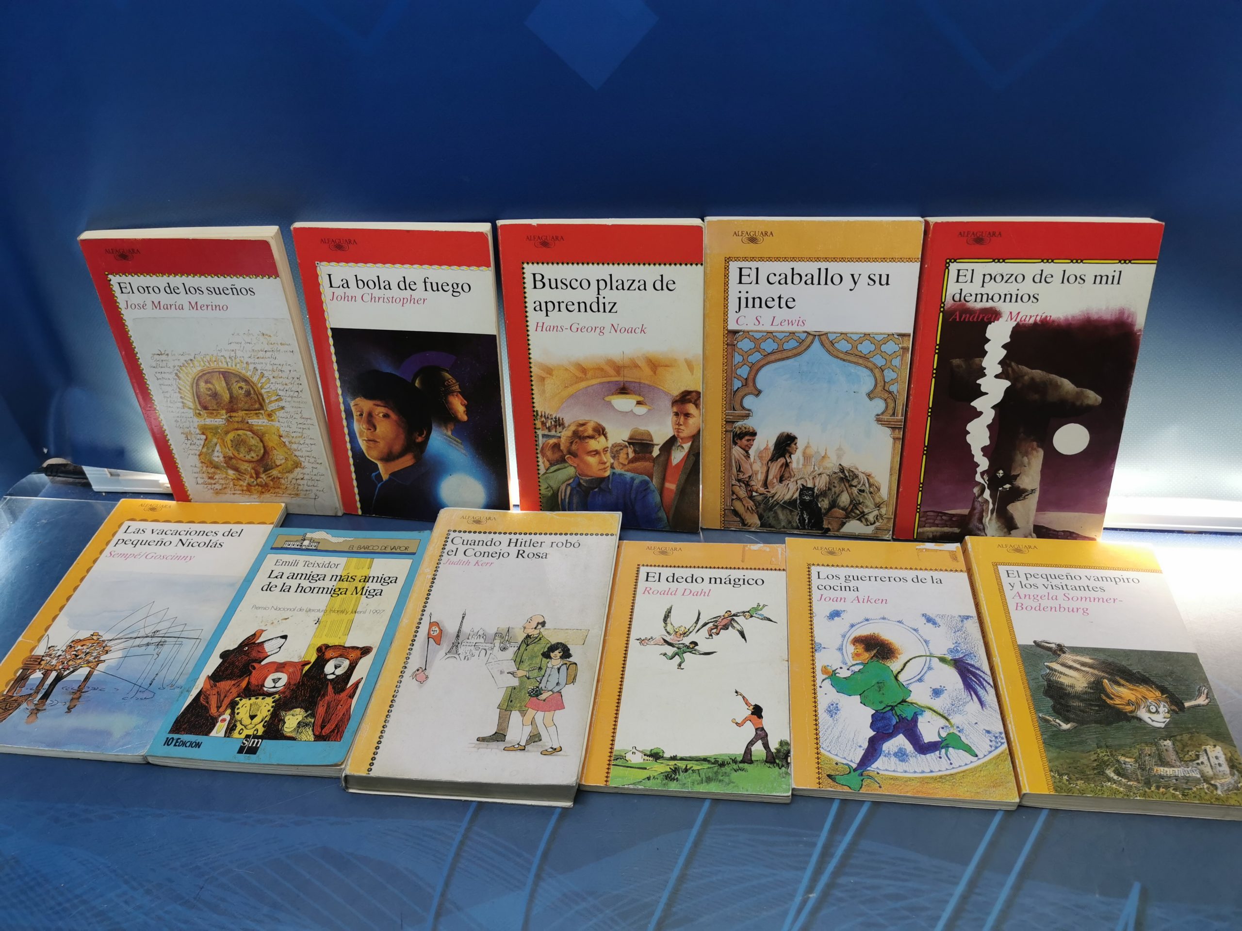 Lote 11 libros juveniles, Barco de vapor, buen estado