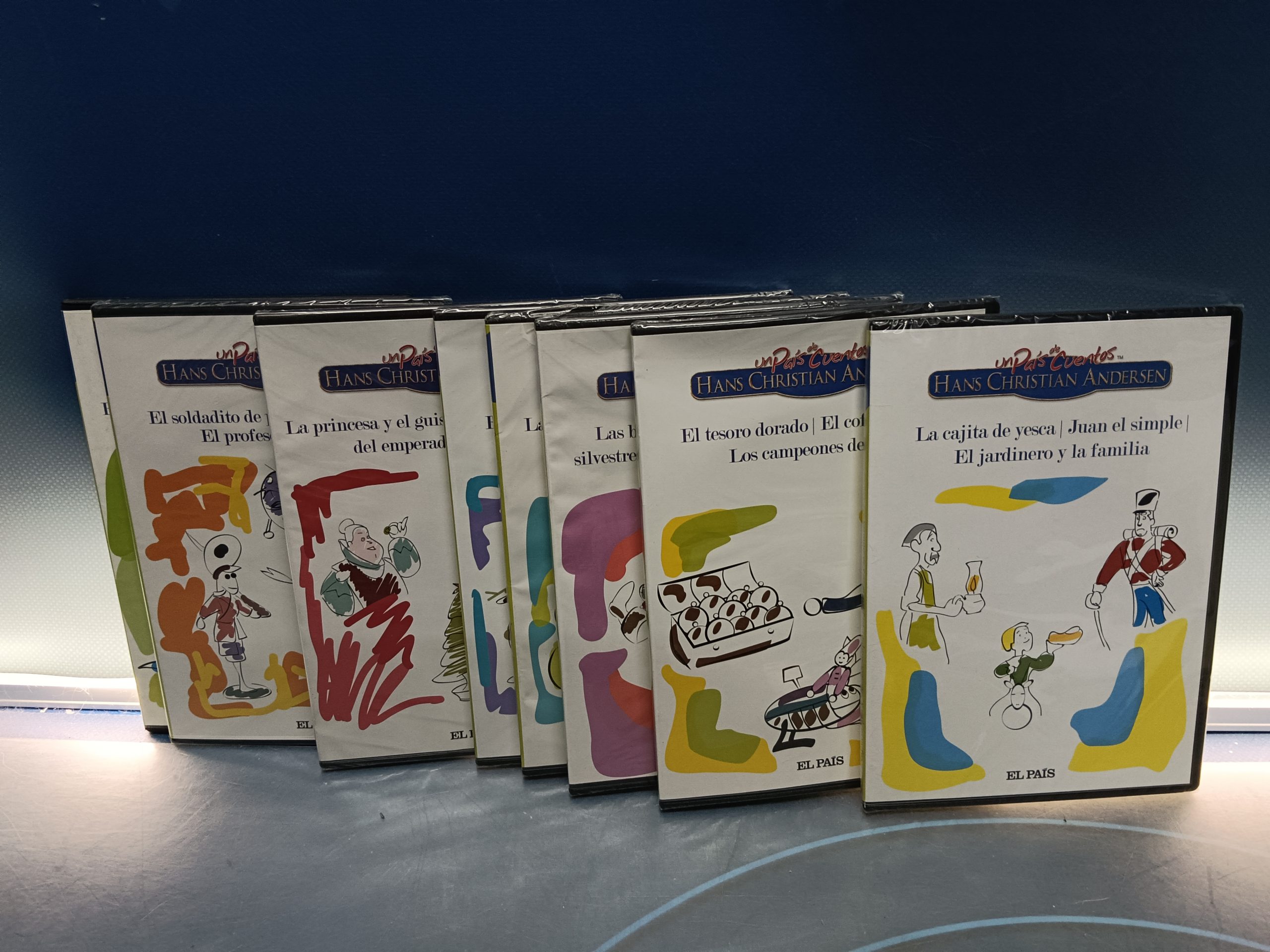 1 al 8 dvds, Un Pais de cuentos de Hans Christian Andersen, completa