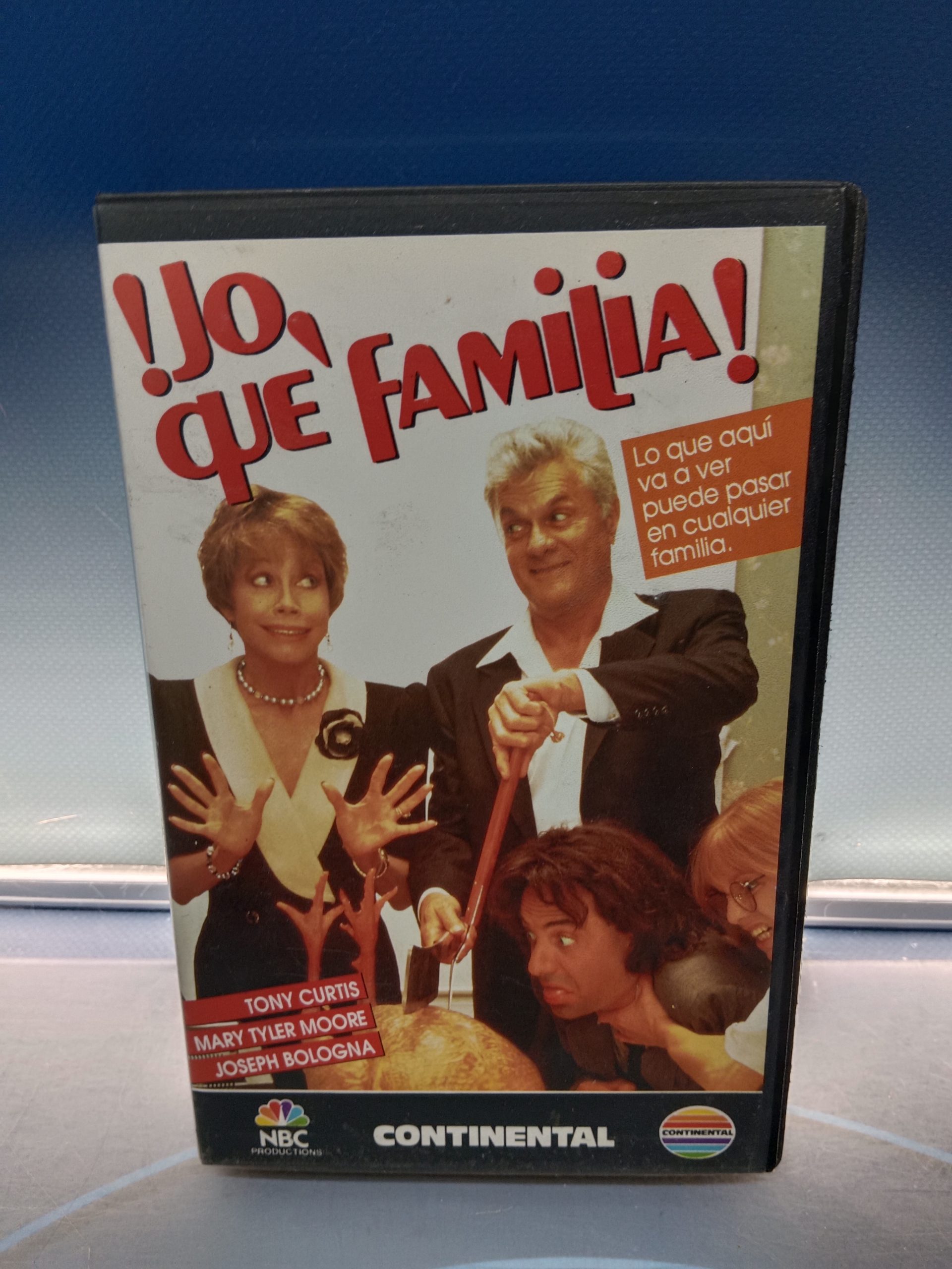 IMG_20240430_154232 vhs VHS - JO QUE FAMILIA - TONY CURTIS, MARY TYLER MOORE, JOSEPH BOLOGNA - Imagen 1