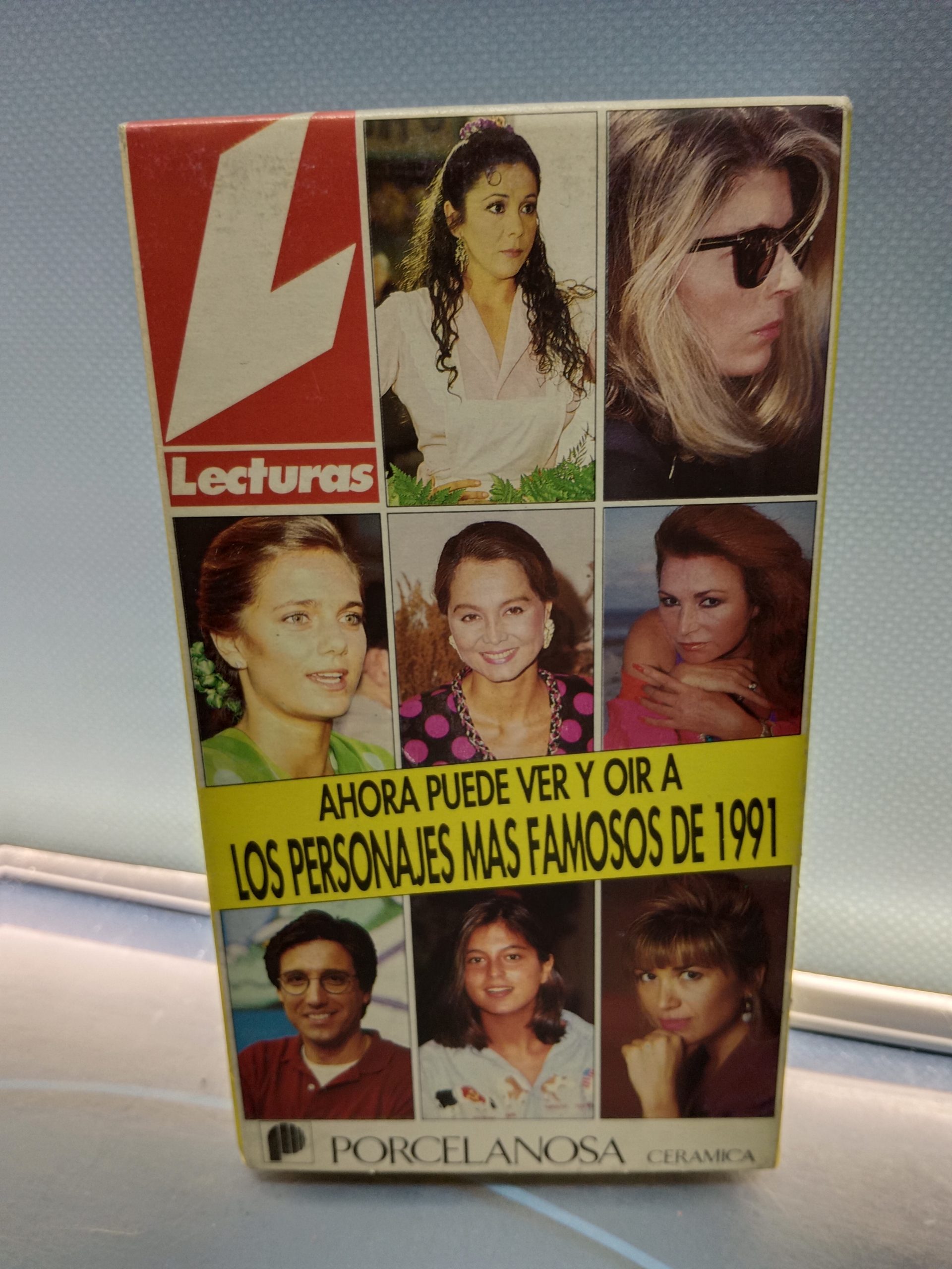 IMG_20240430_182022 VHS -LECTURAS - LOS PERSONAJES MÁS FAMOSOS DE 1991, descatalogado - Imagen 1