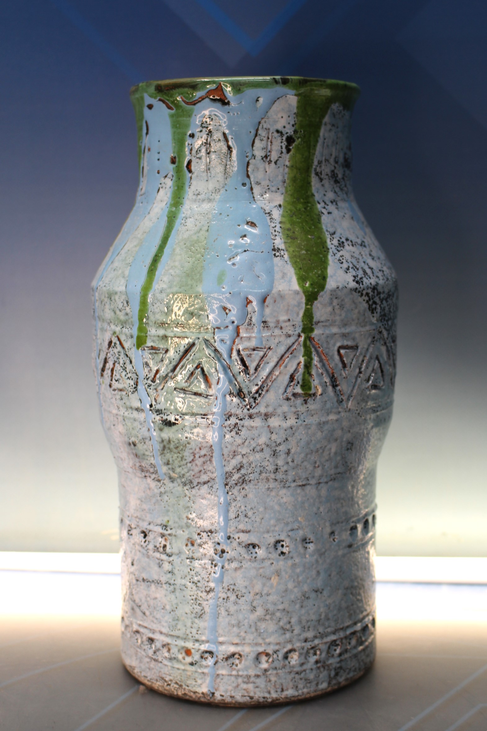 Claudio Pulli (1929 – 2004) Italia. Jarrón.