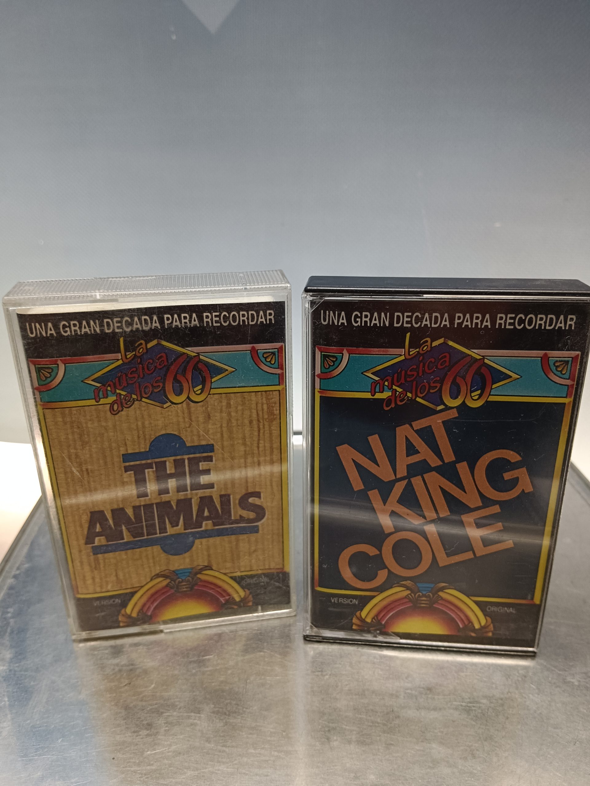 casetes, cassette, Cinta de Cassette, THE ANIMALS + NAT KING COLE, LA MUSICA DE LOS 60