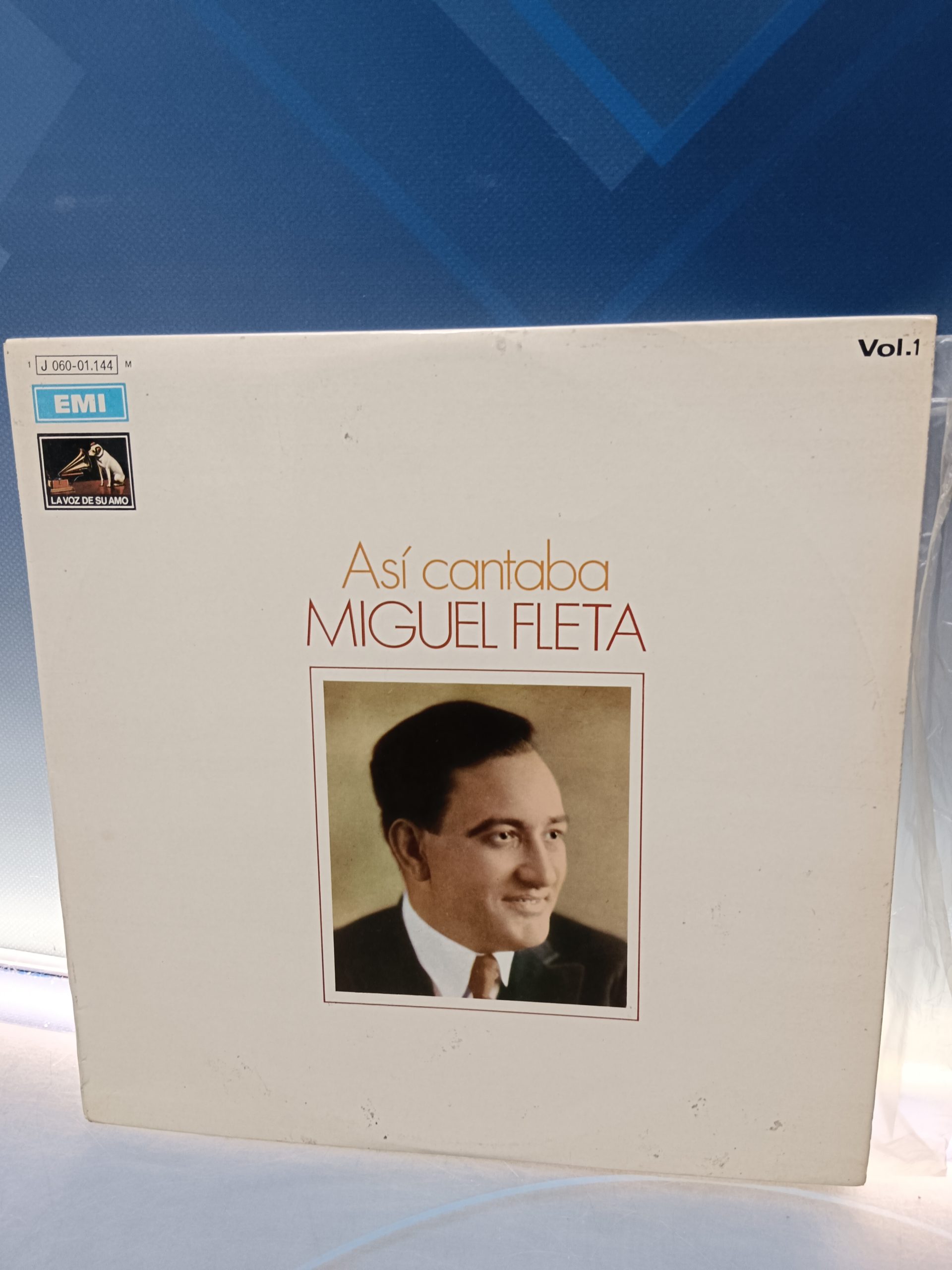 disco LP, vinilo, Miguel Fleta – Así Cantaba Miguel Fleta. Vol. 1 ,1970, Spain