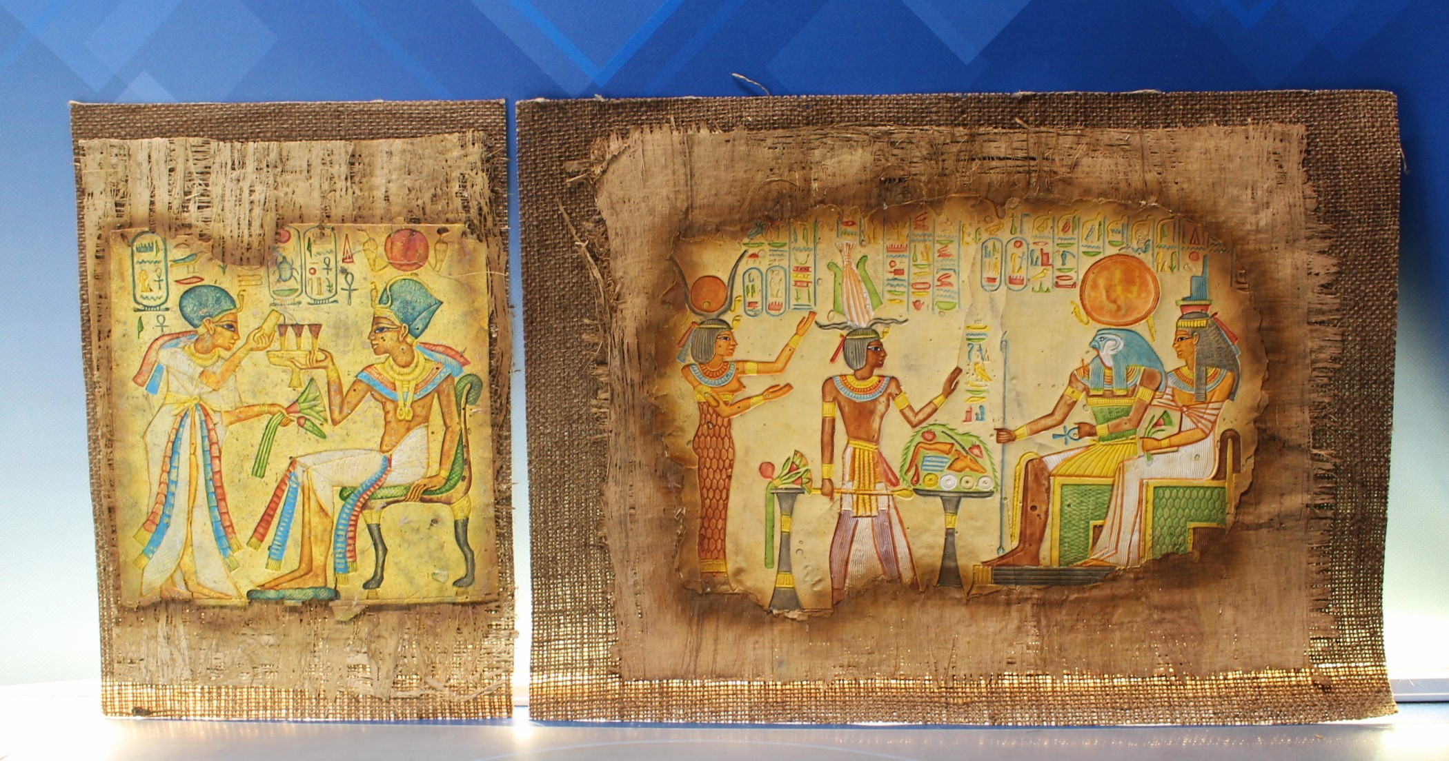 IMG_8173 Papiros Egipcios hecho con técnica antigua. - Imagen 1