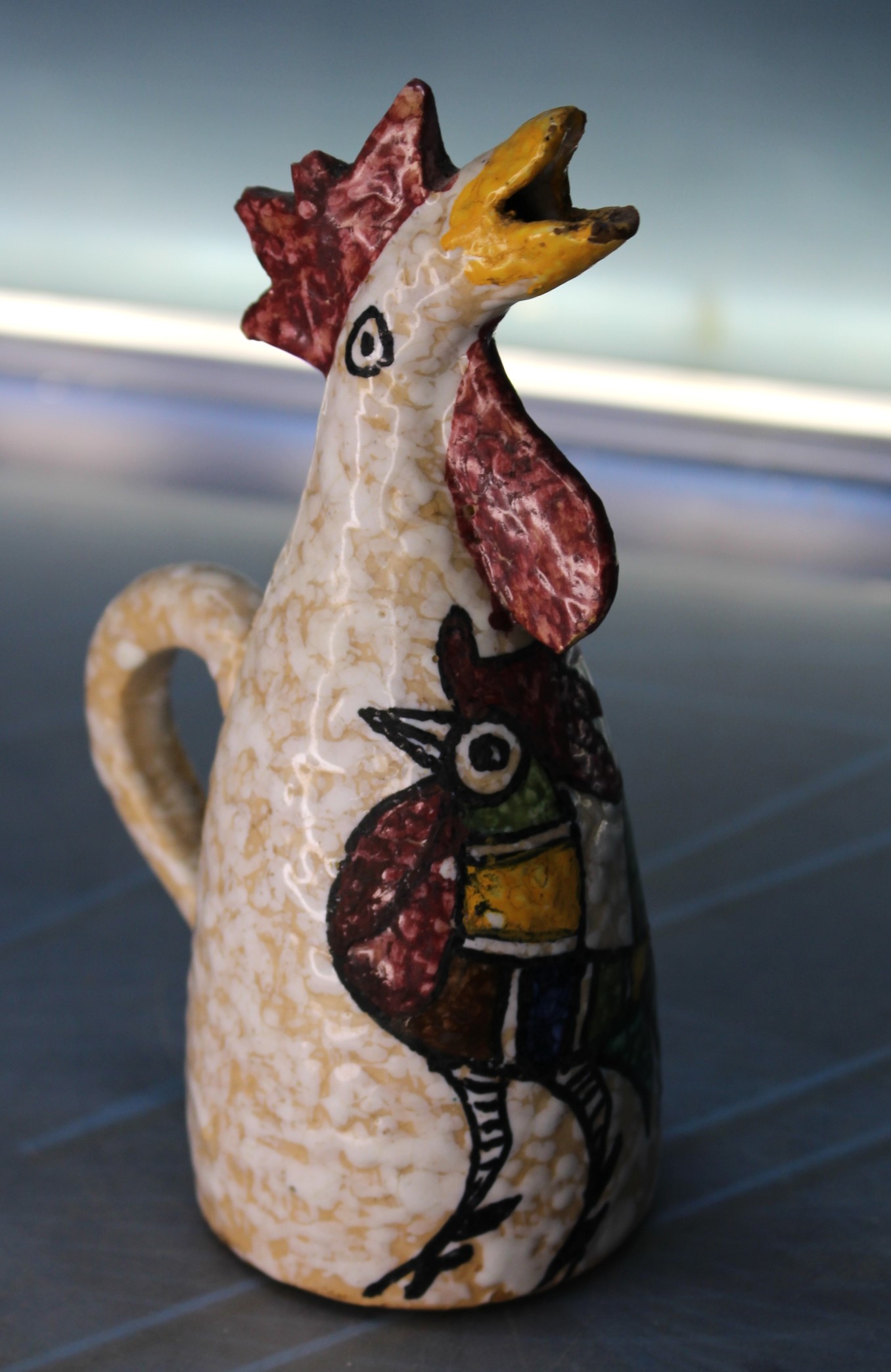 Antigua aceitera cerámica de Toledo, El Sanguino.