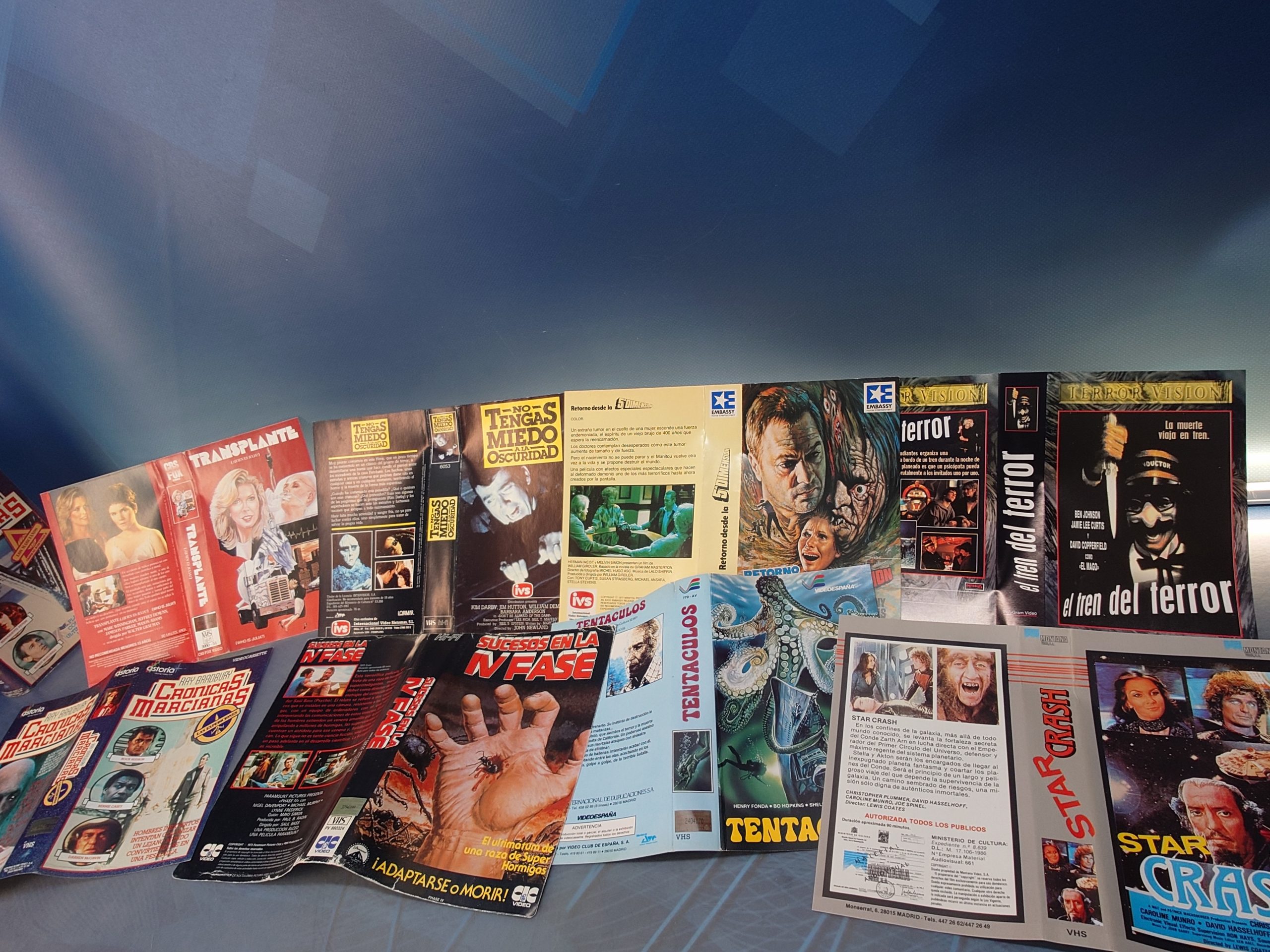 20240919_161147840 Lote 9 caratulas VHS, películas variadas, años 70,80 terror, serie B - Imagen 1