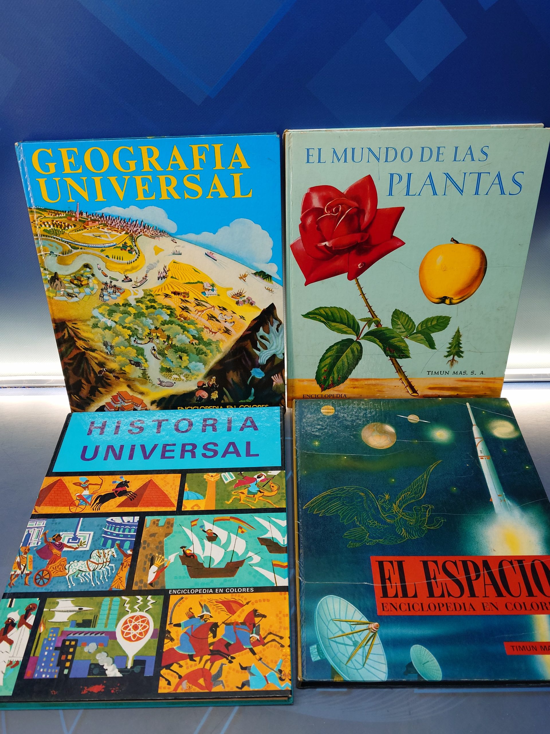 ENCICLOPEDIA EN COLORES. TIMUN MAS: GEOGRAFÍA UNIVERSAL + EL ESPACIO + HISTORIA UNIVERSAL + EL MUNDO DE LAS PLANTAS