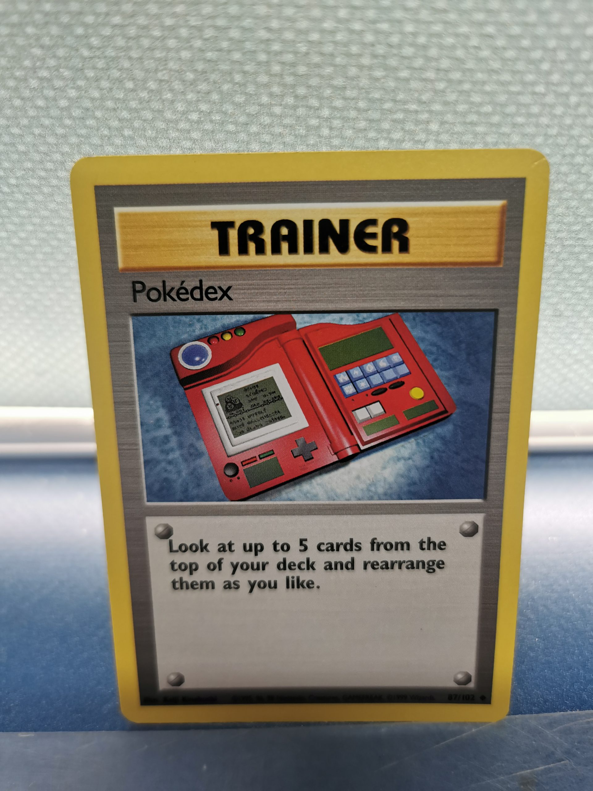 carta POKEMON pokédex Trainer