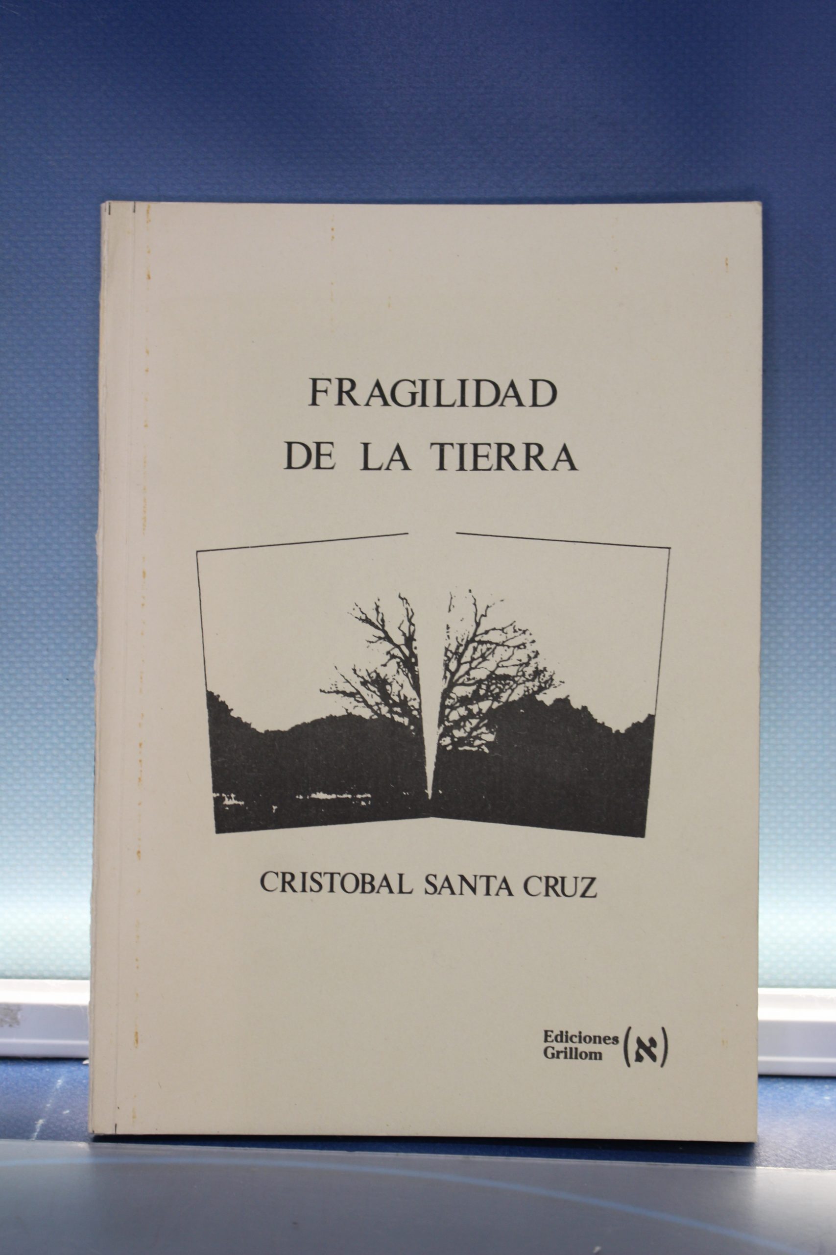 IMG_9557 Libro de Poesía. Fragilidad de la tierra – C. Santa Cruz. - Imagen 1