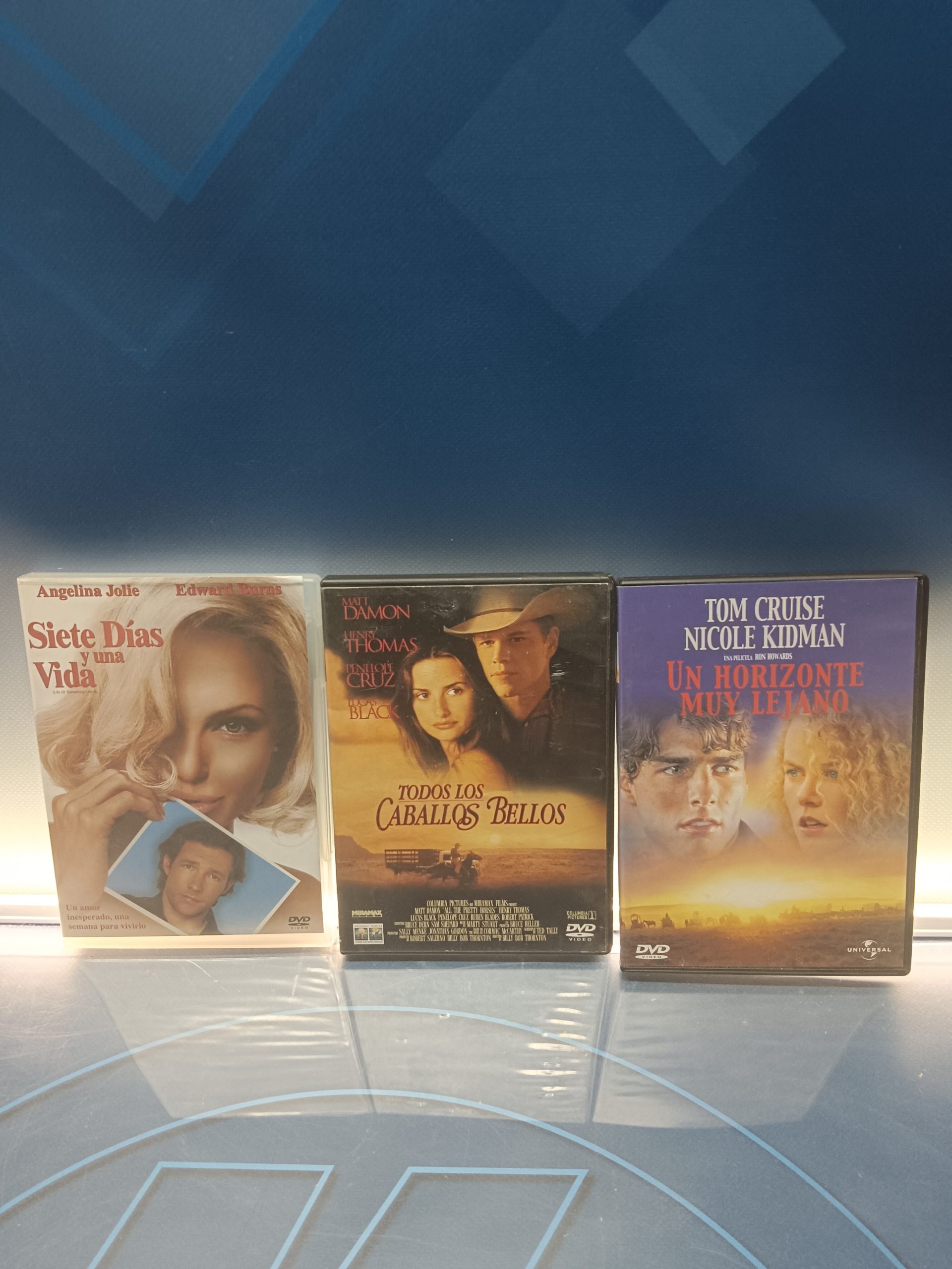 IMG_20250102_174800 DVD 3 películas románticas - SIETE DIAS Y UNA VIDA -TODOS LOS CABALLO BELLOS - UN HORIZONTE MUY LEJANO - Imagen 1
