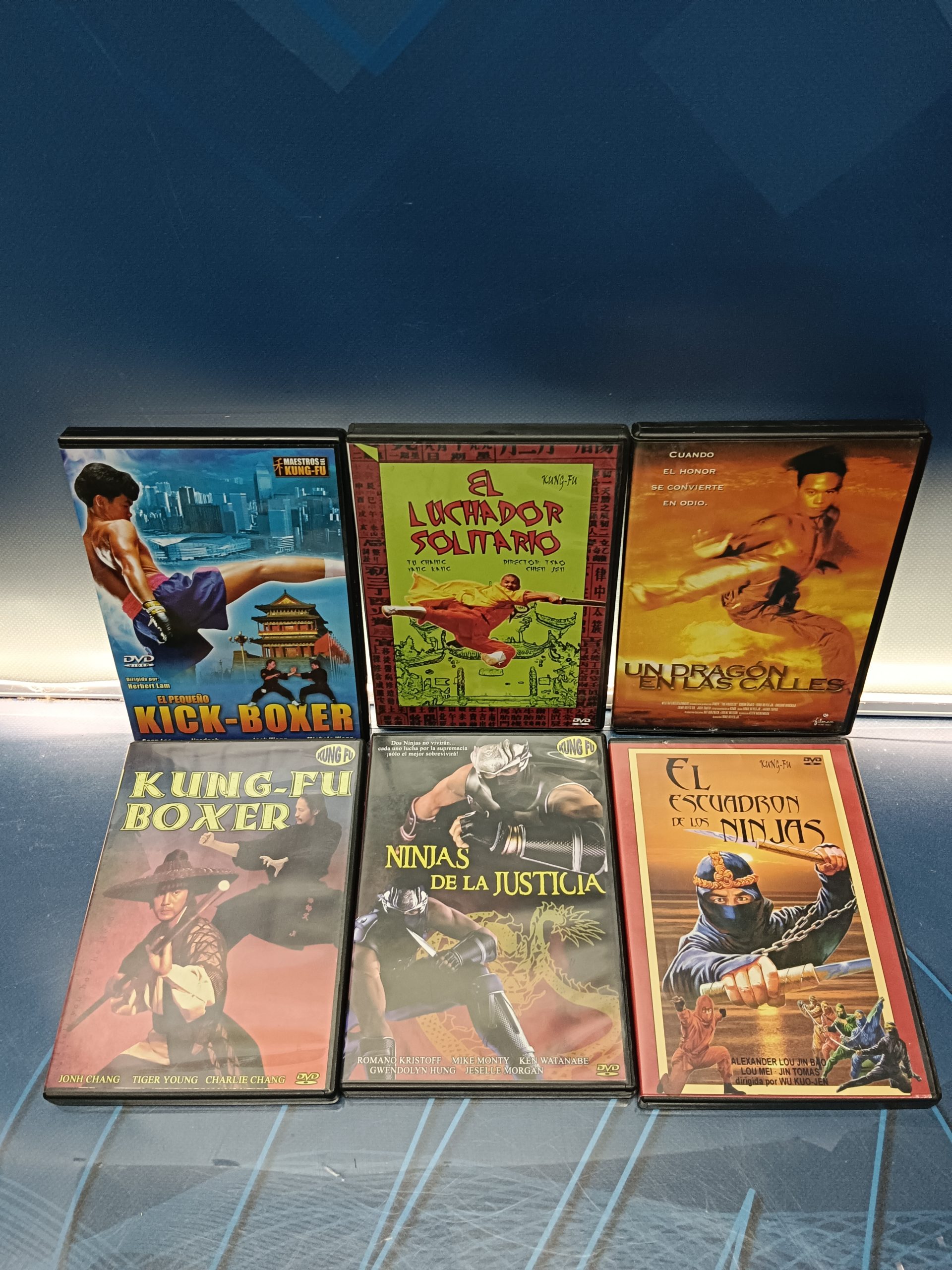 IMG_20250103_154607 6 PELICULAS, ACCION ORIENTAL kung fu boxer, Ninjas de la justicia, El luchador solitario, Un dragón en las calles y mas - Imagen 1