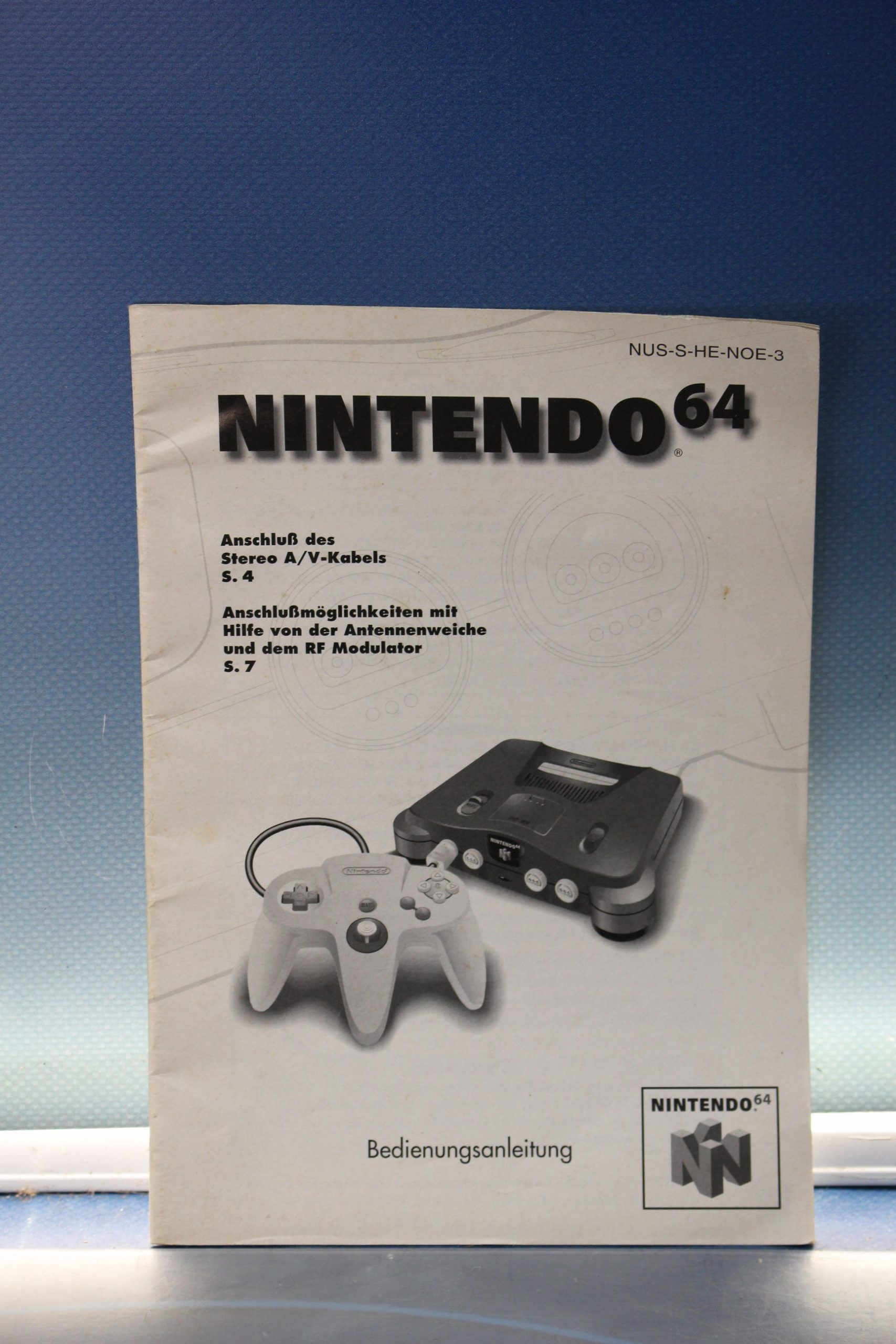 IMG_2793 Nintendo 64. Manual original. Alemán. - Imagen 1