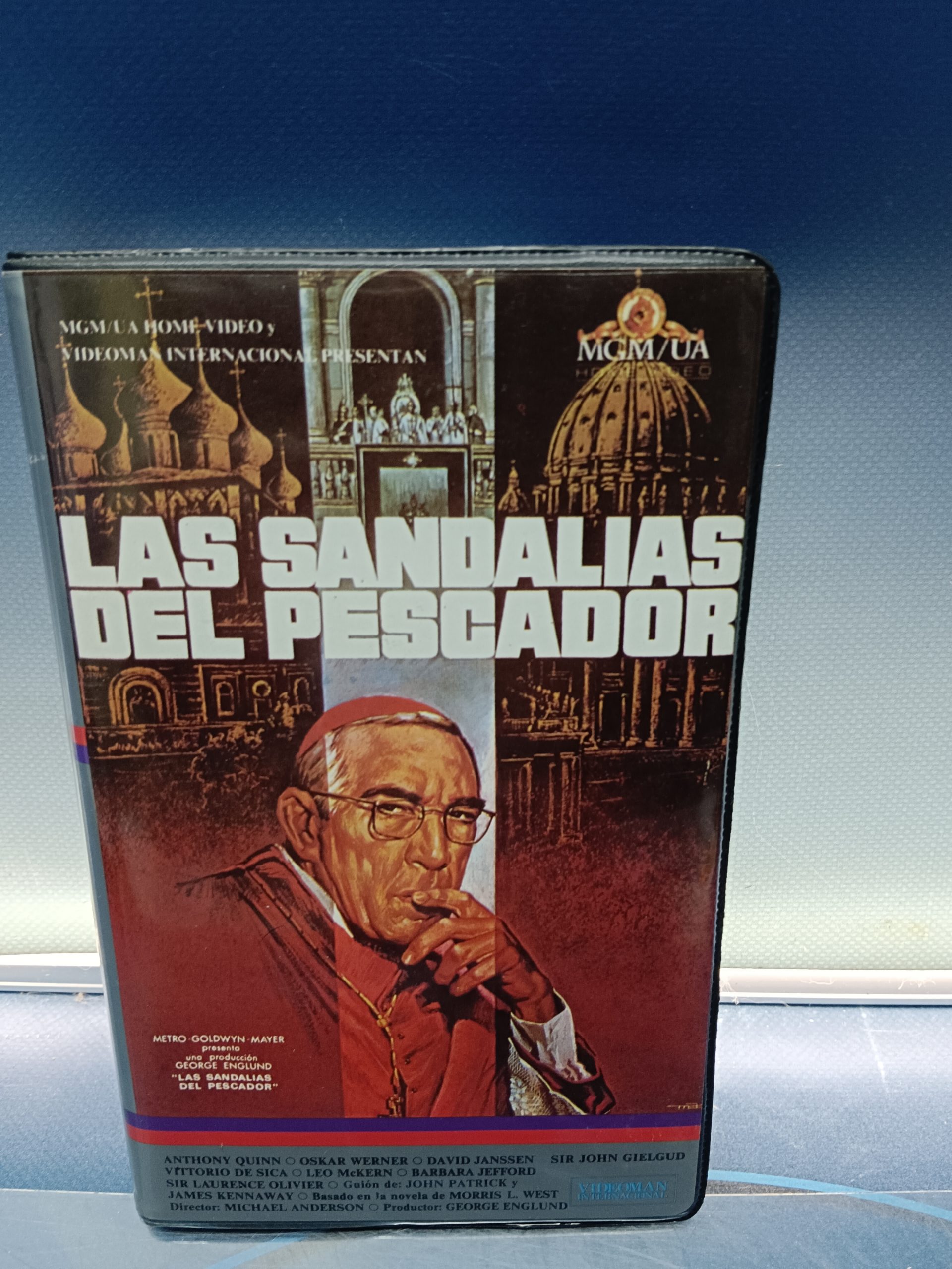 vhs, Las sandalias del pescador -1ª EDICION- MGM/UA