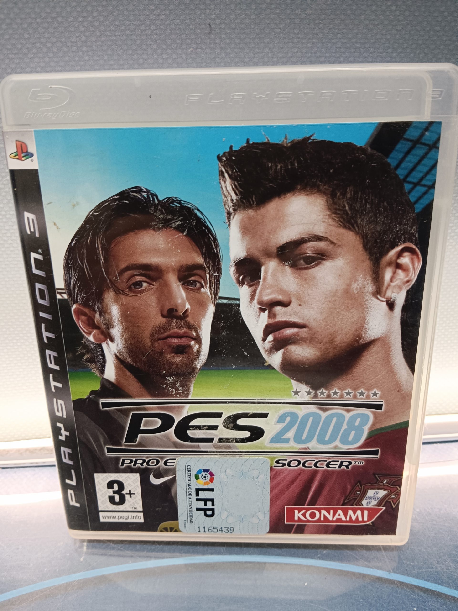 videojuego, Pro Evolution Soccer PES 2008 ps3 playstation 3