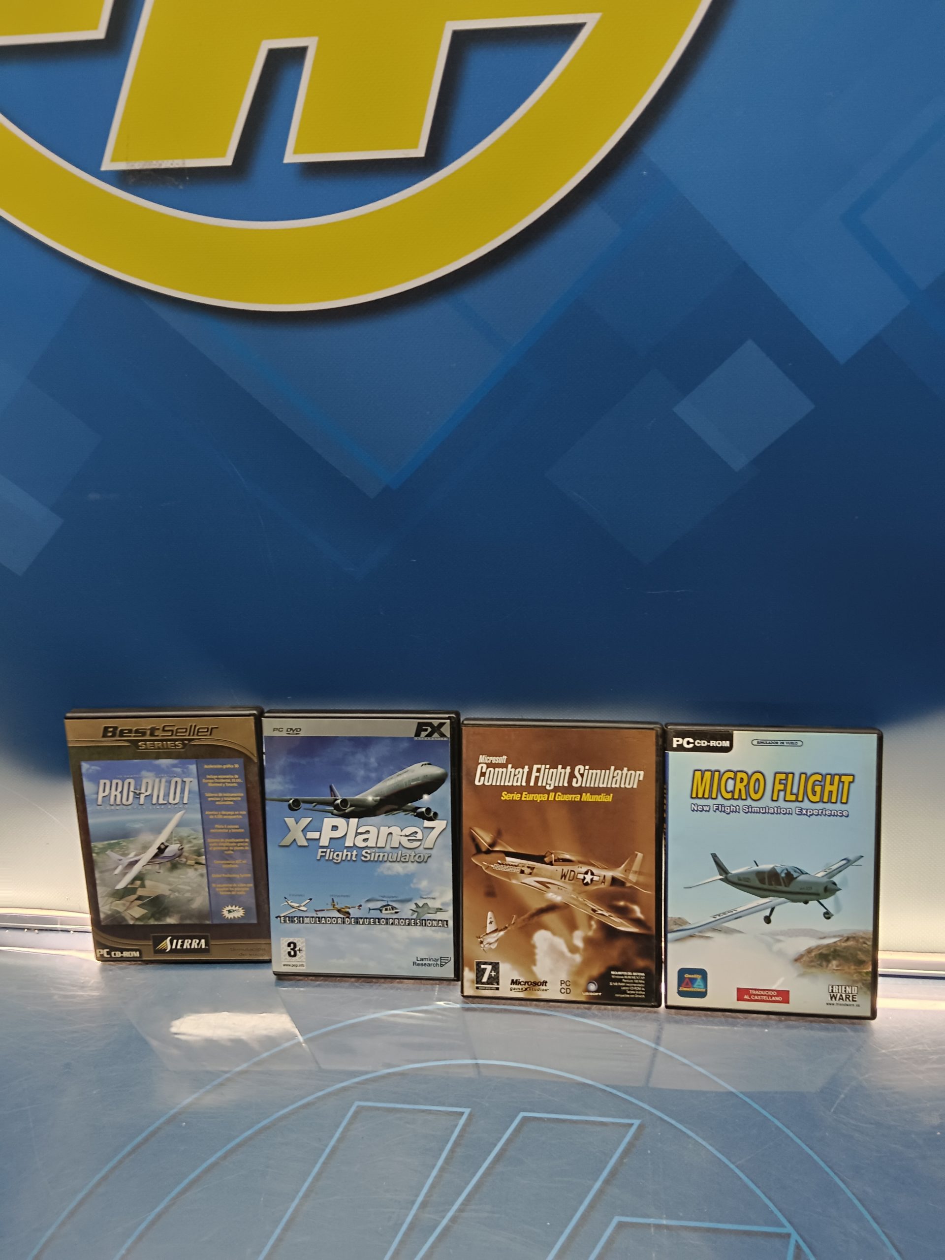 IMG_20250201_121140 4 videojuegos PC DVD-ROM , Flight Simulator - Imagen 1