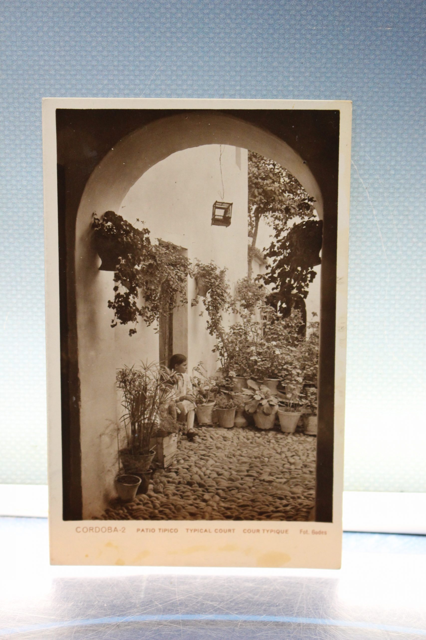 IMG_4830 Postal antigua Patio de Córdoba. Tarjeta Postal, Unión Postal Universal. - Imagen 1