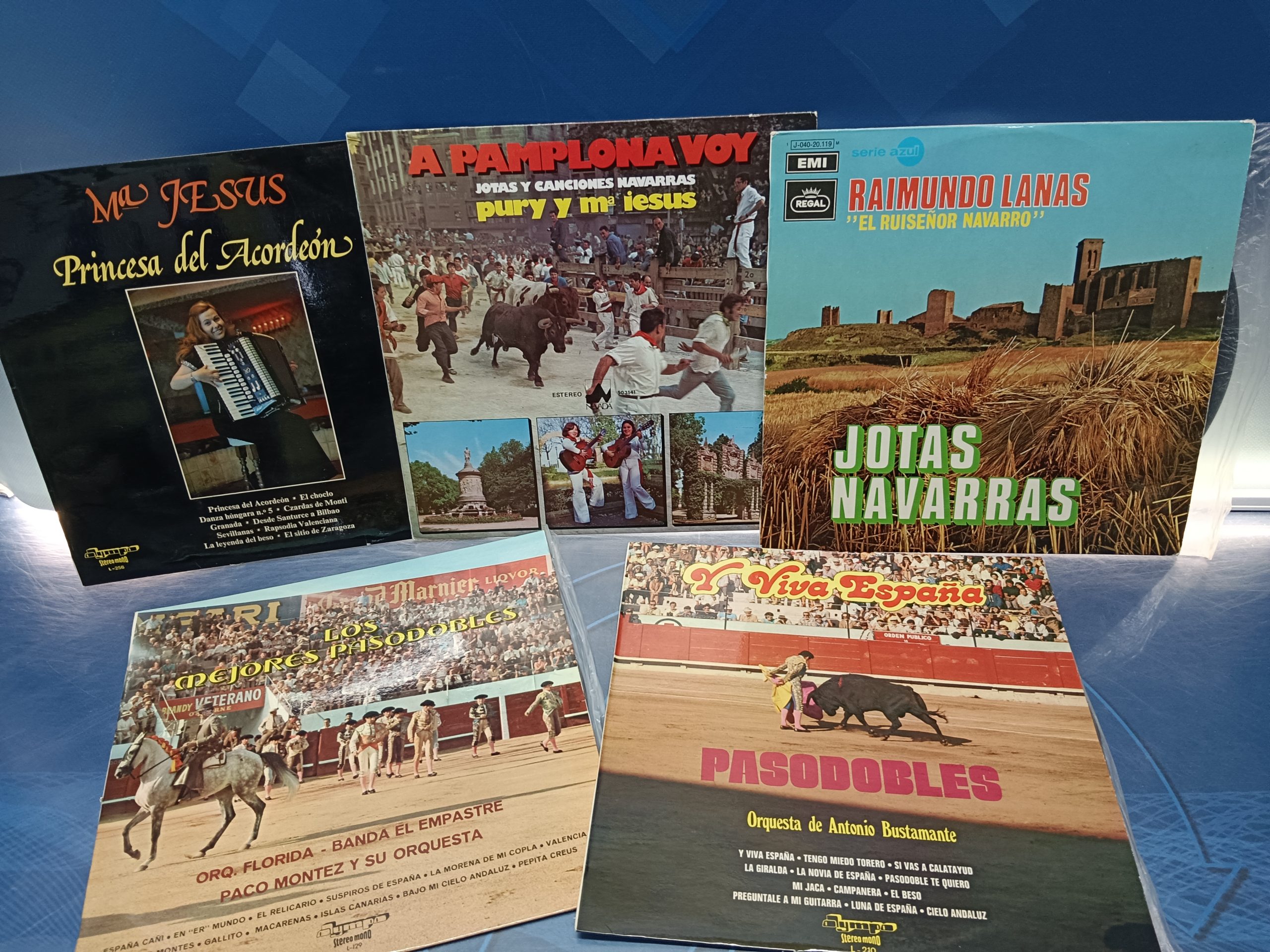 IMG_20250304_160638 Lote 5 vinilos descatalogados, discos, PASODOBLES ...Y VIVA ESPAÑA - Imagen 1