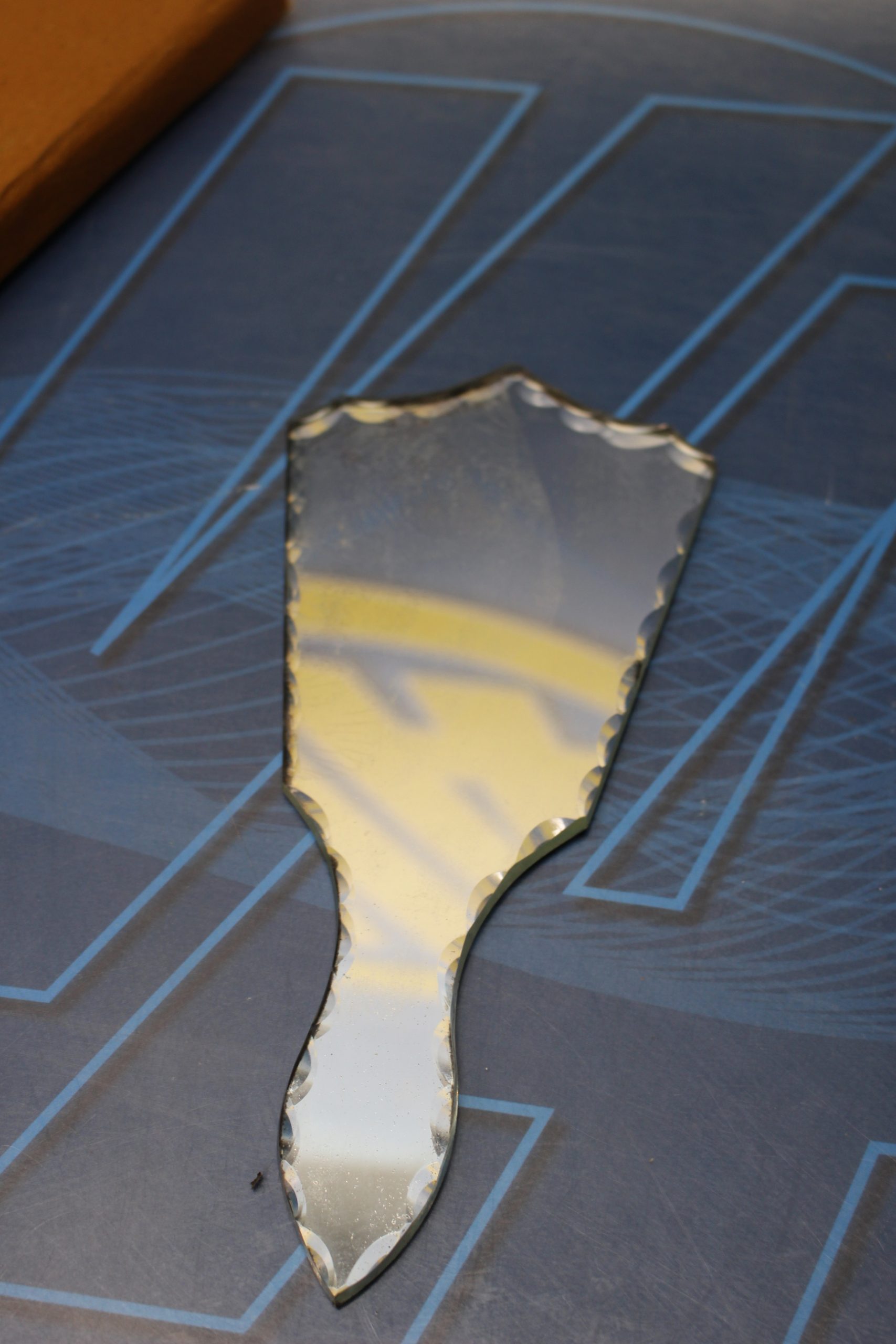 IMG_5447 Antiguo espejo de mano. Francia principios s.XX. - Imagen 1